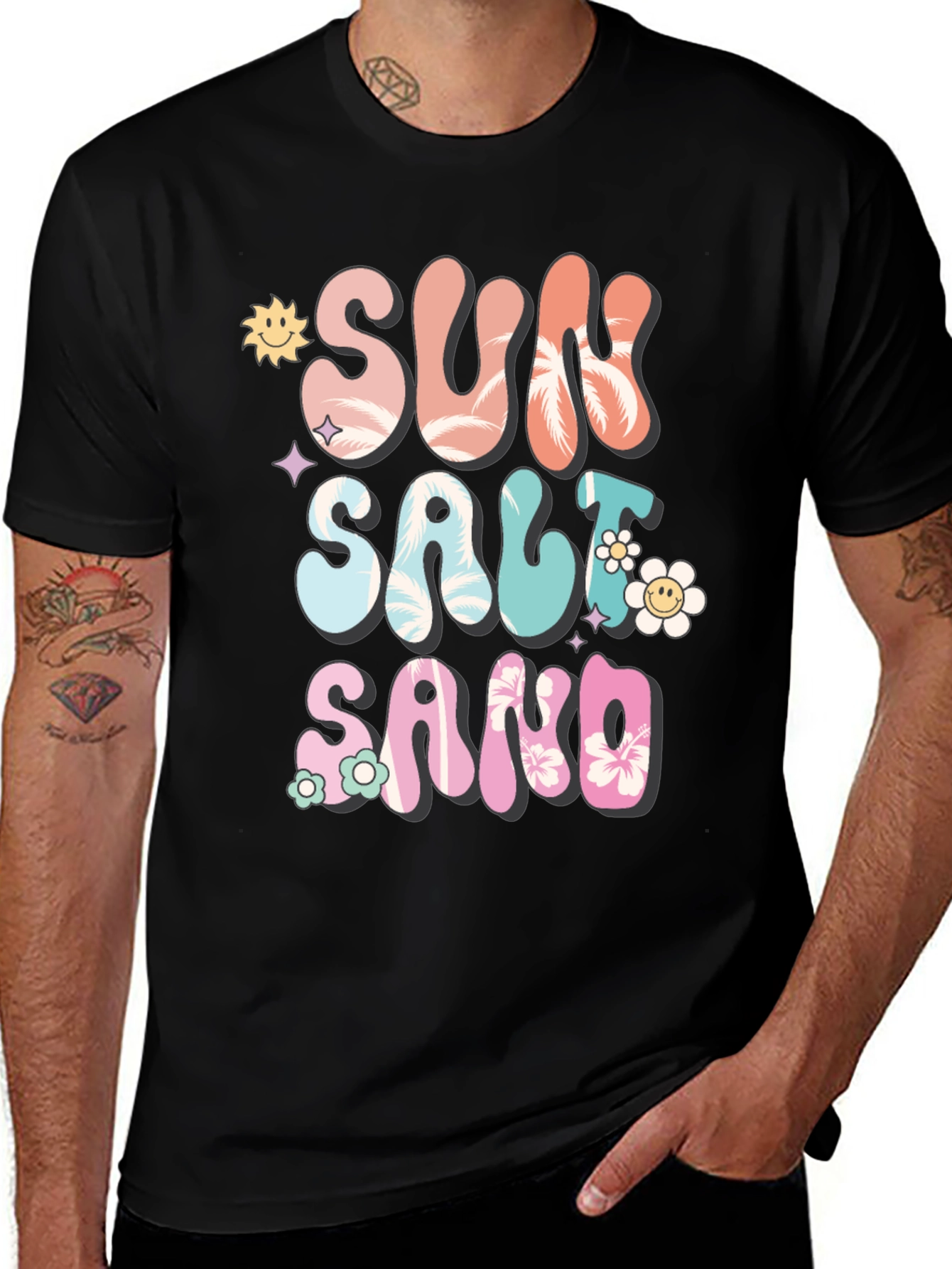 Sun Salt Sand Retro Graphic T-Shirt