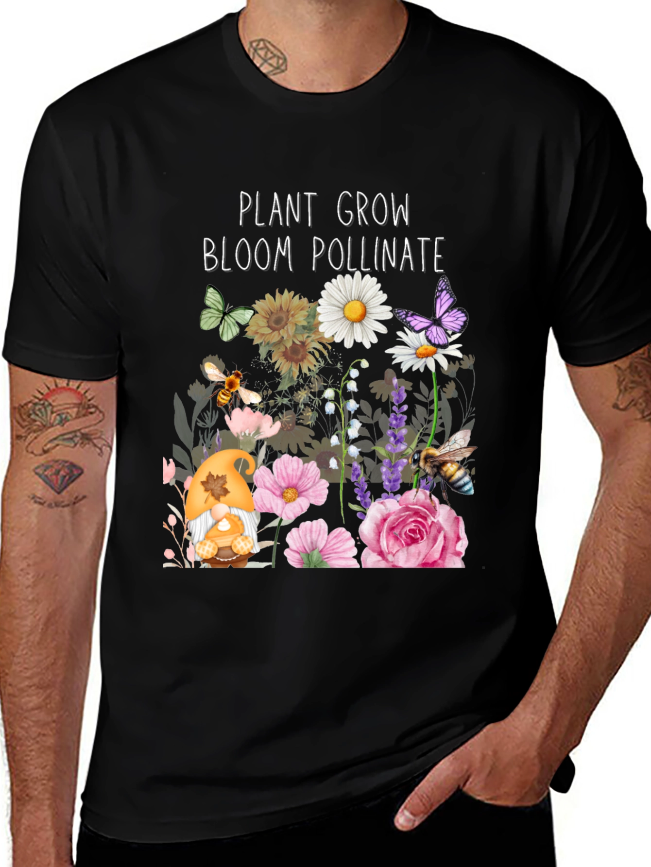 Variant 24 of Floral Garden Plant Grow T-Shirt