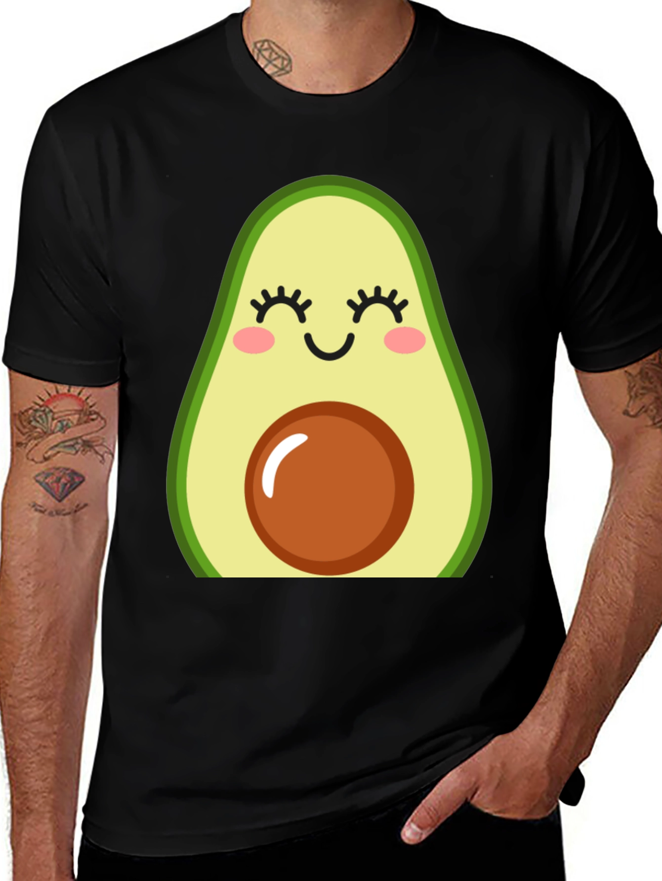Variant 14 of Cute Avocado Graphic T-Shirt