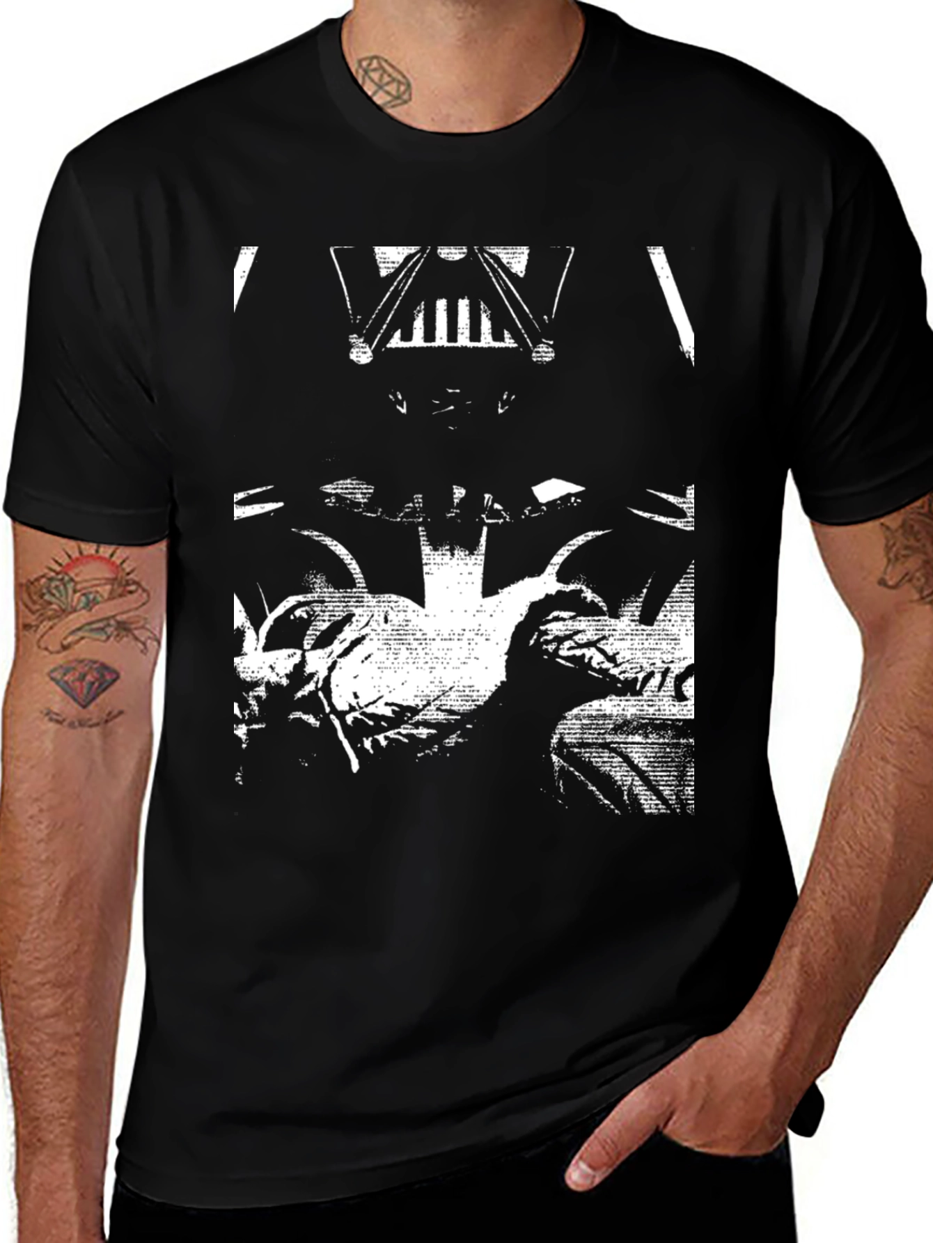 Darth Vader Graphic T-Shirt - Black