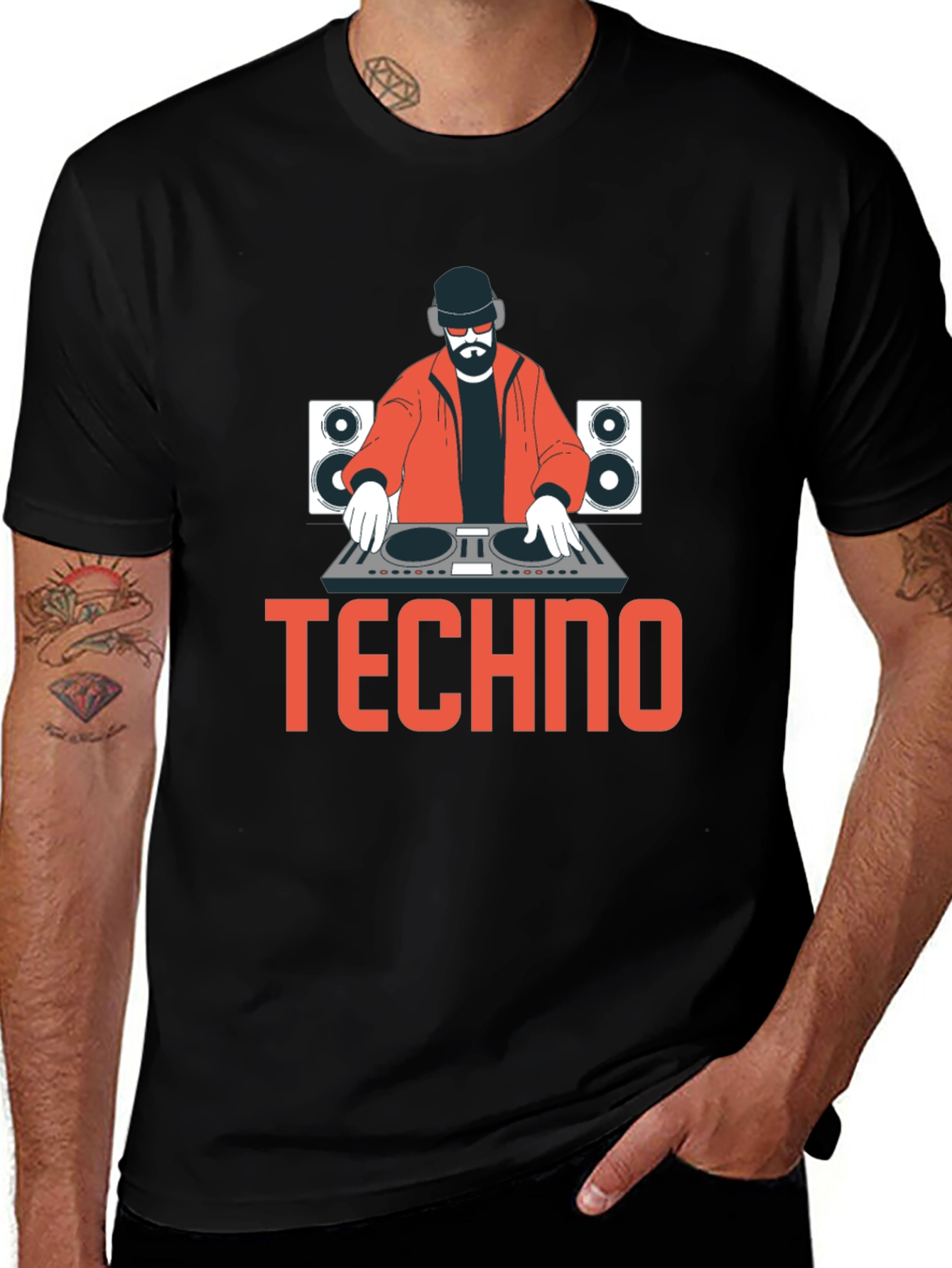 Techno DJ T-Shirt - Music Lover Tee