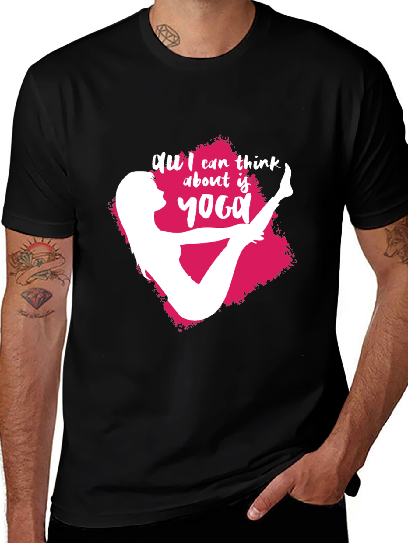 Yoga Lover T-Shirt: All I Can Think About Is Yoga