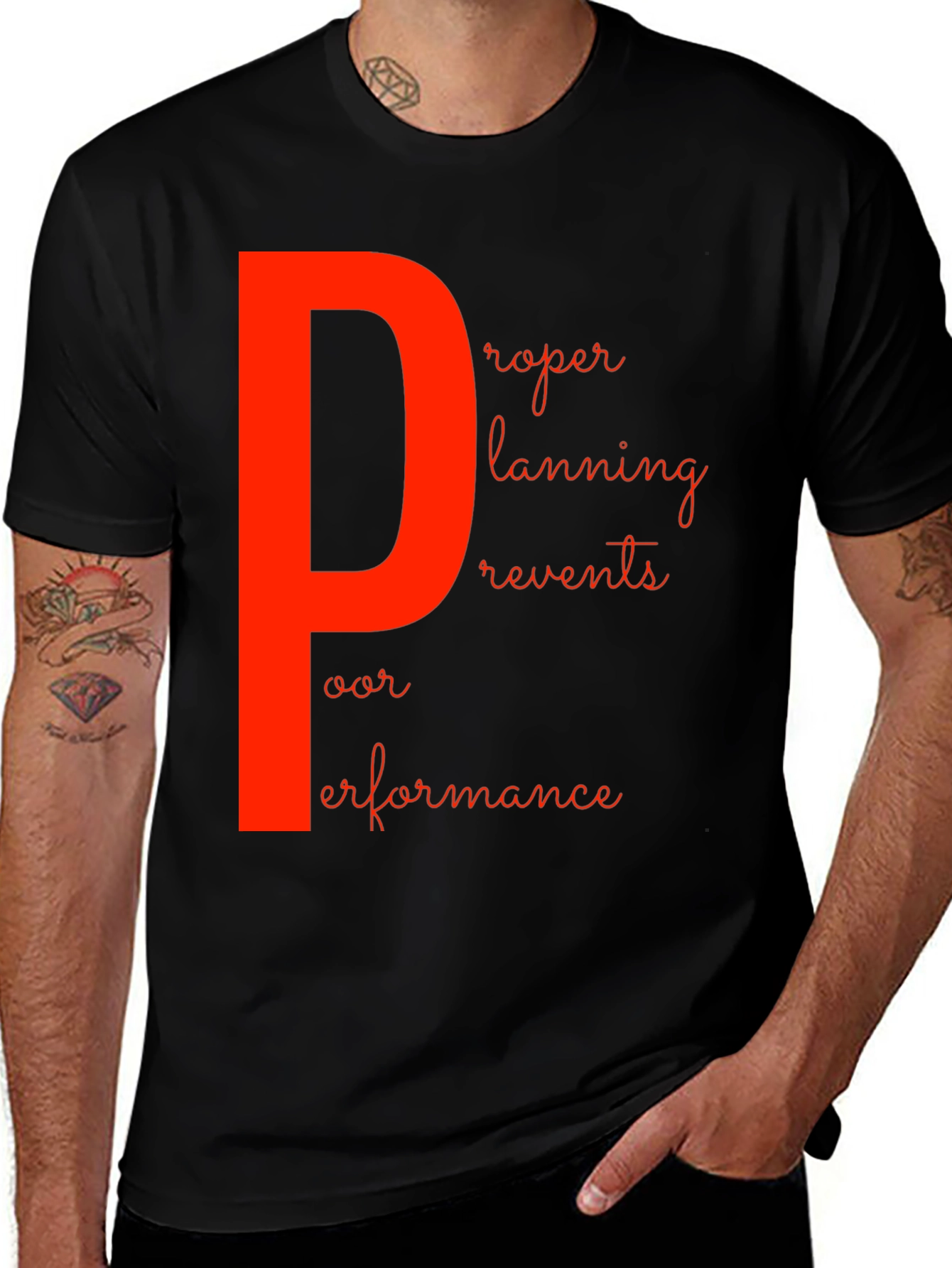 Variant 4 of Proper Planning T-Shirt