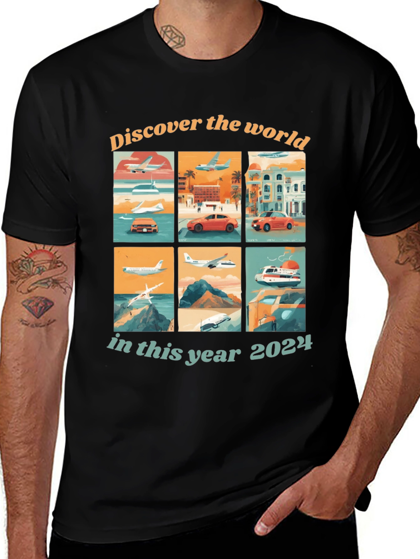 Variant 26 of Discover the World 2024 Graphic Tee