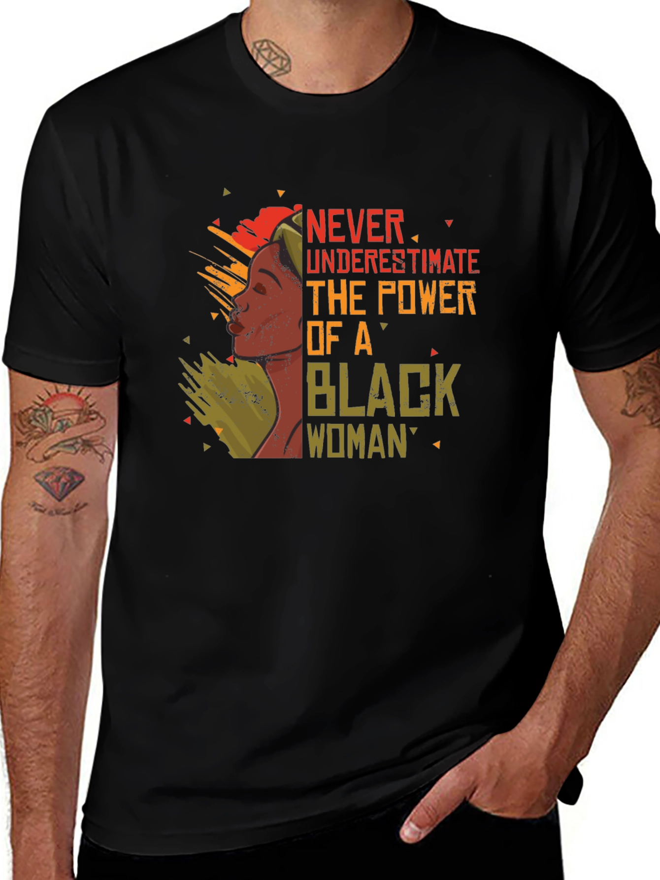 Empowered Black Woman Graphic Tee
