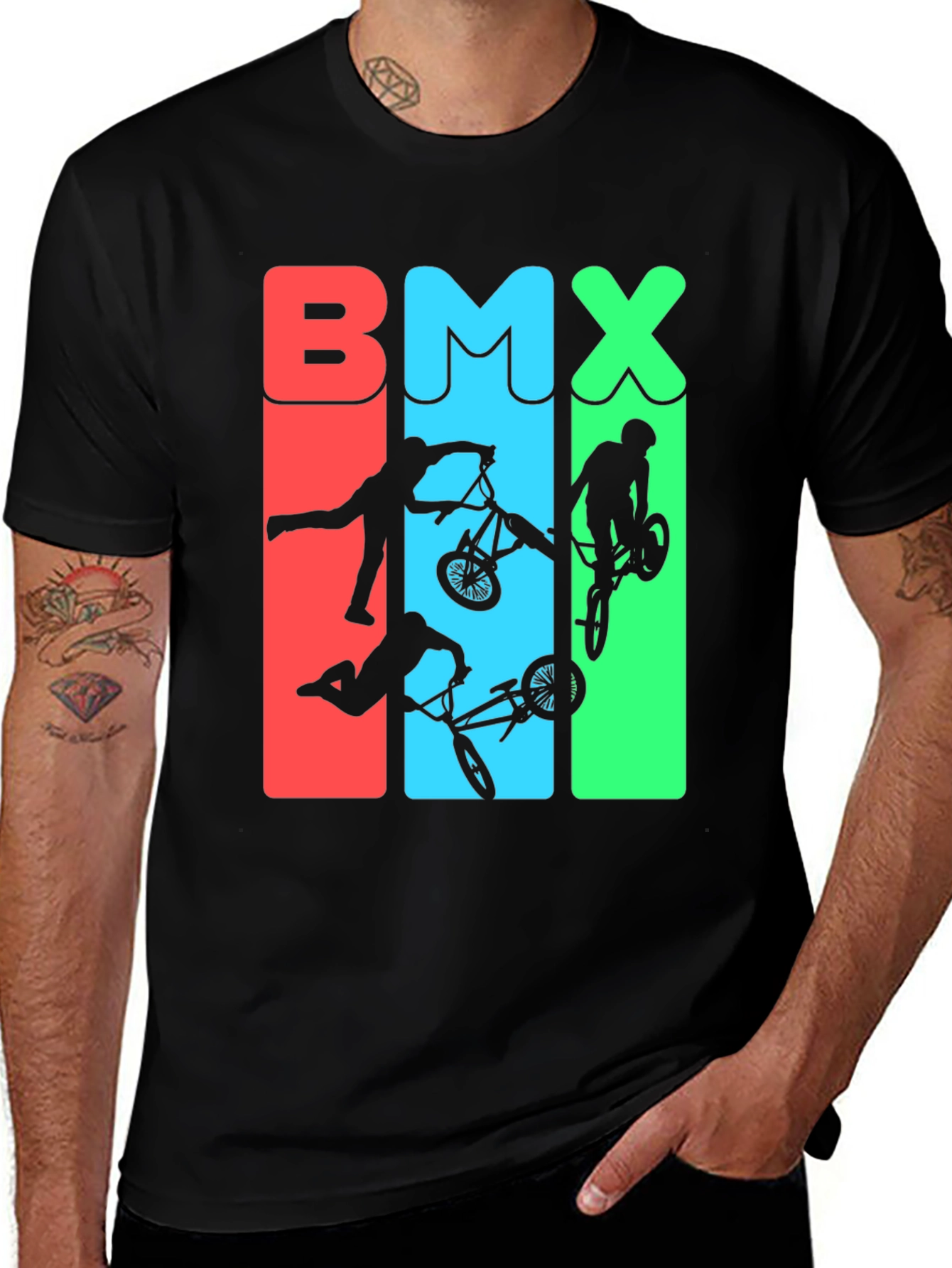 BMX Rider Graphic T-Shirt - Extreme Sports Tee