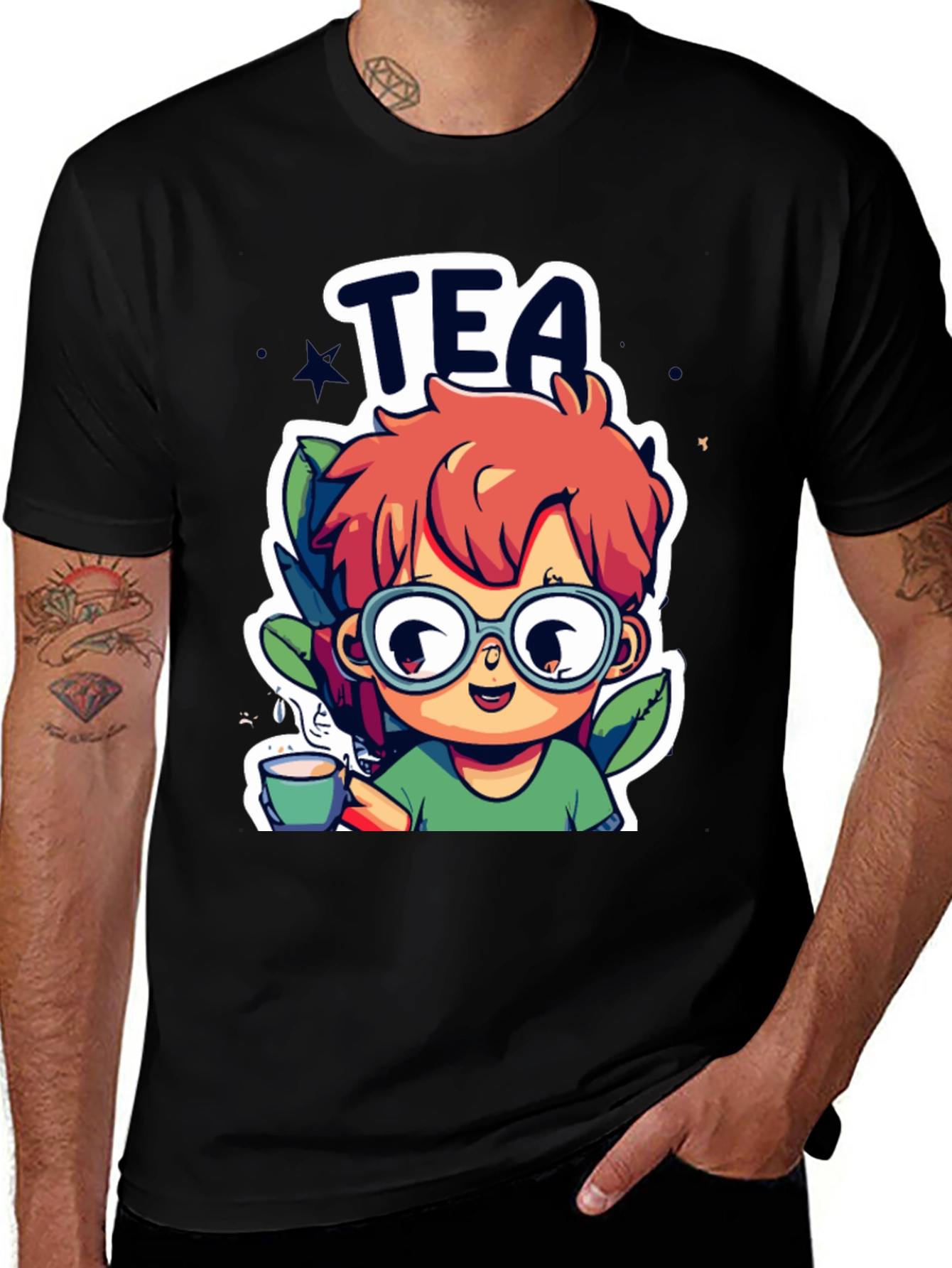 Variant 11 of Cute 'TEA' Cartoon T-Shirt