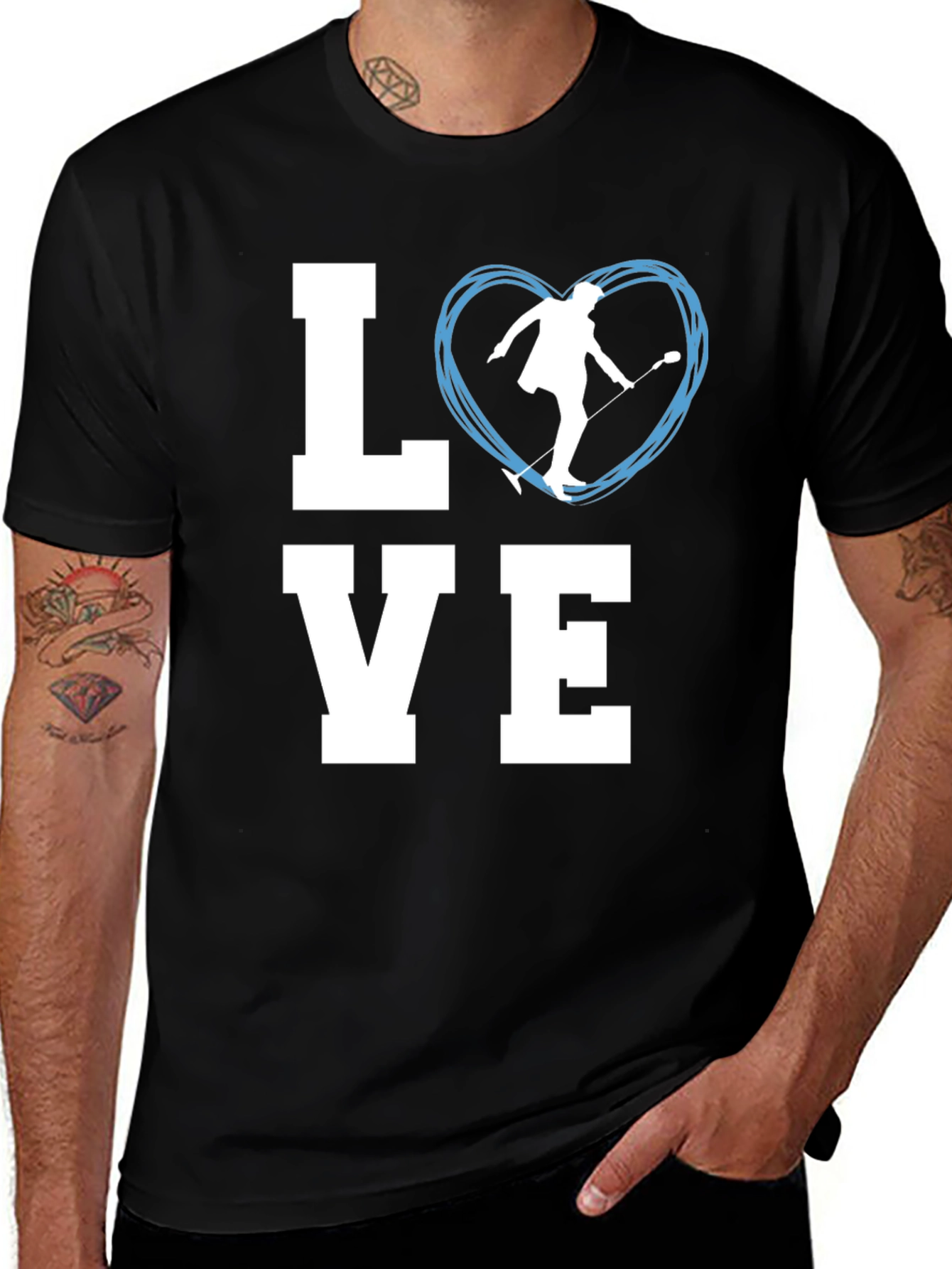 Variant 9 of Figure Skating LOVE Graphic T-Shirt