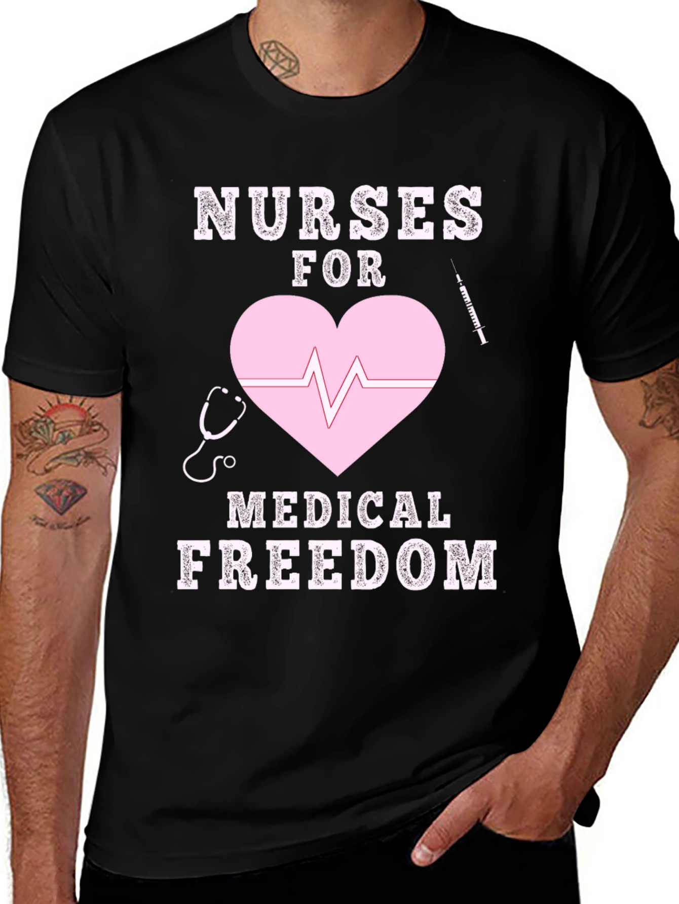 Variant 13 of Nurses for Medical Freedom Graphic T-Shirt
