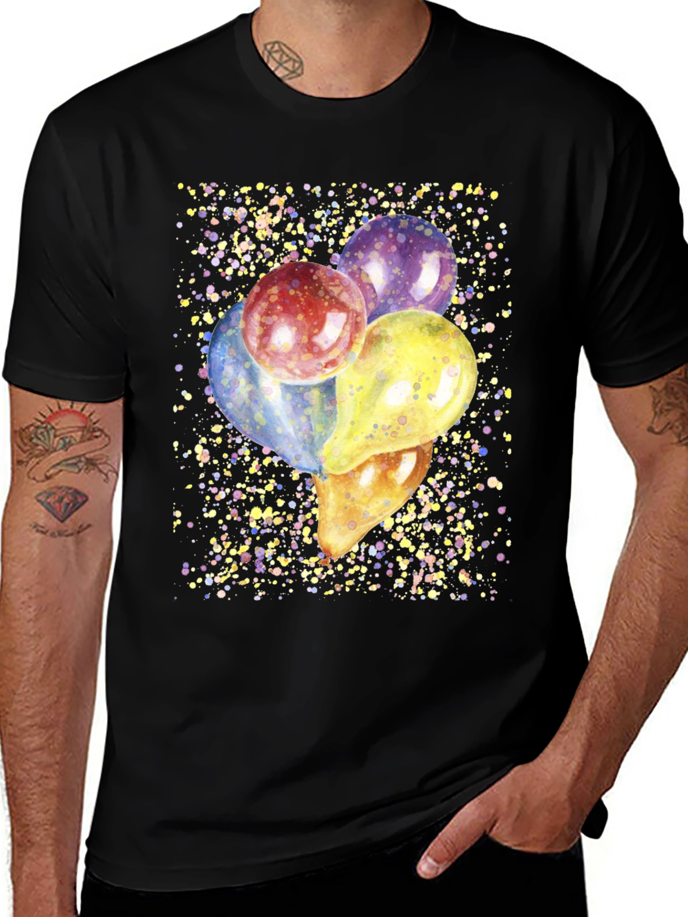 Variant 15 of Watercolor Balloon T-Shirt