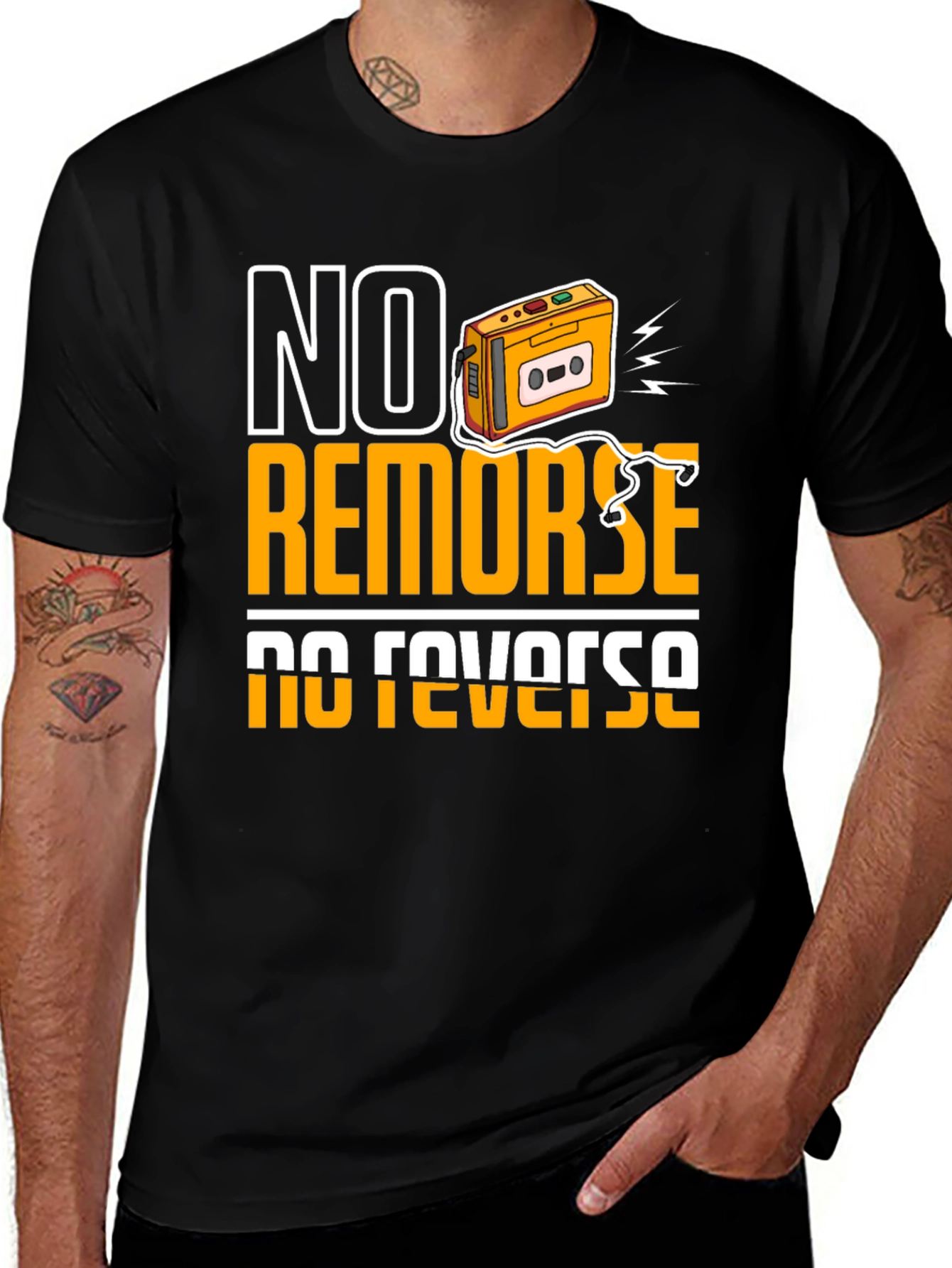 Variant 17 of No Remorse No Reverse Graphic T-Shirt