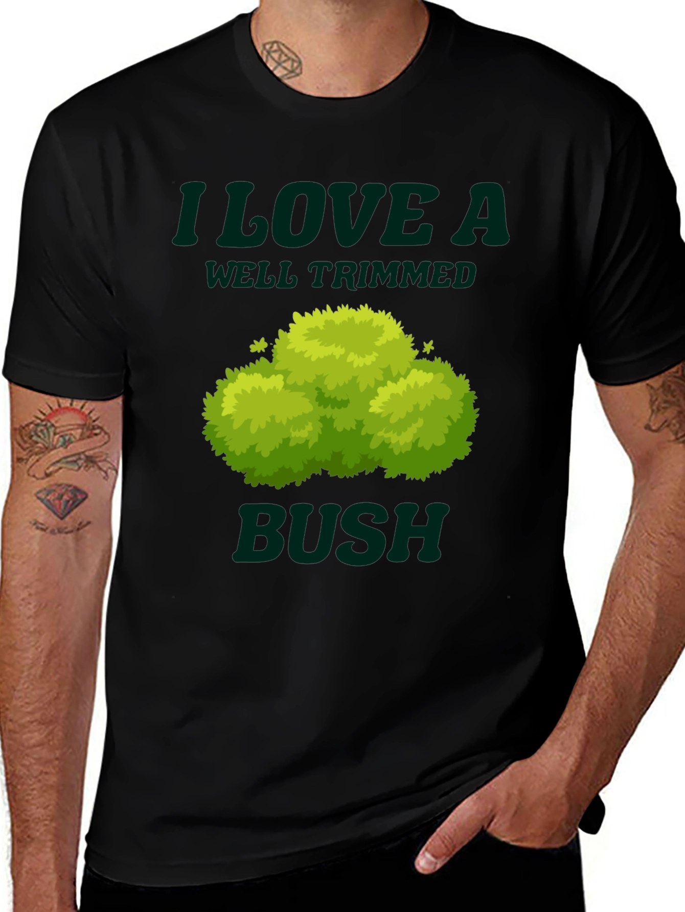 Variant 10 of I Love a Well Trimmed Bush Graphic Tee