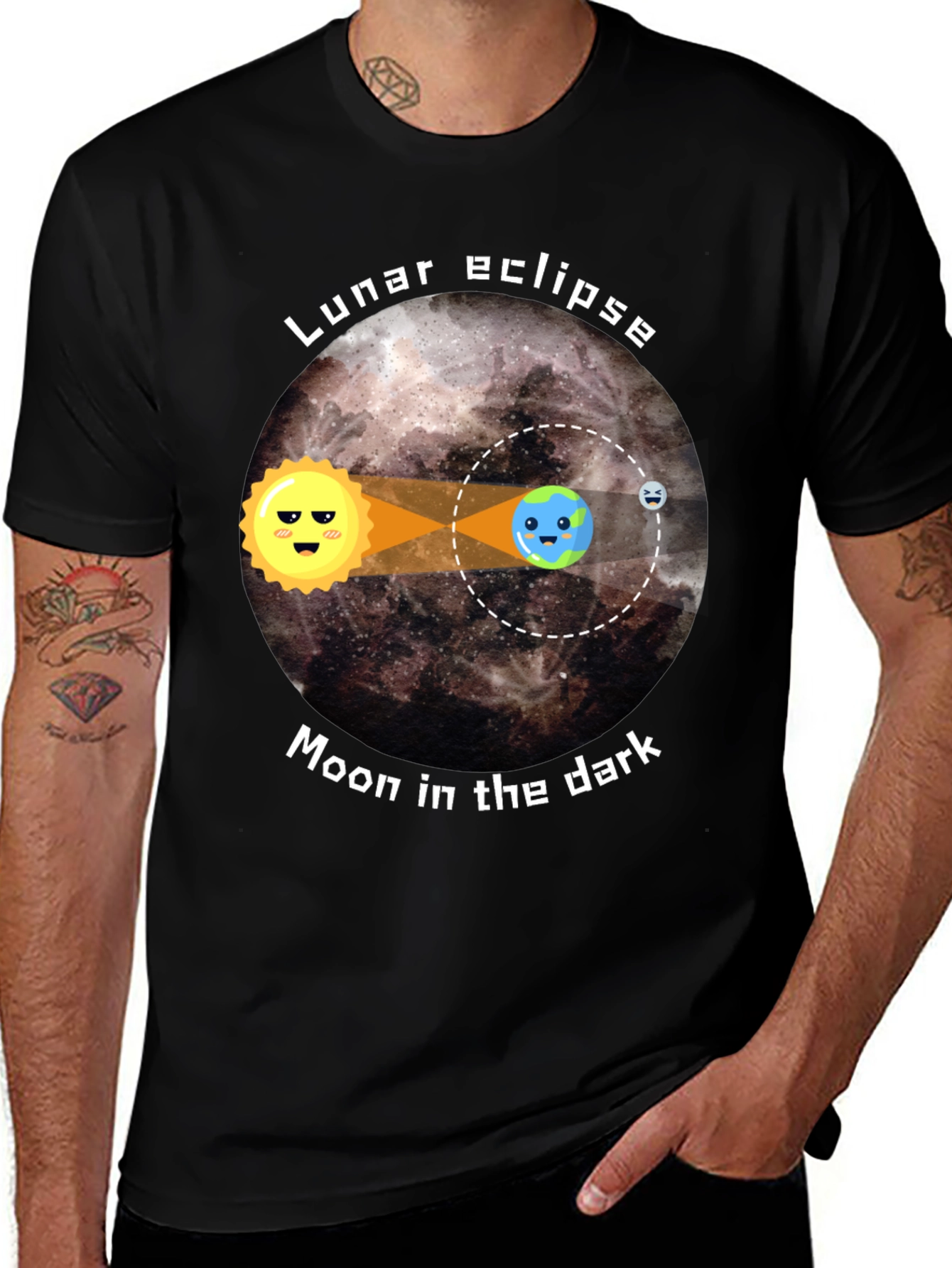 Variant 2 of Lunar Eclipse Graphic Tee