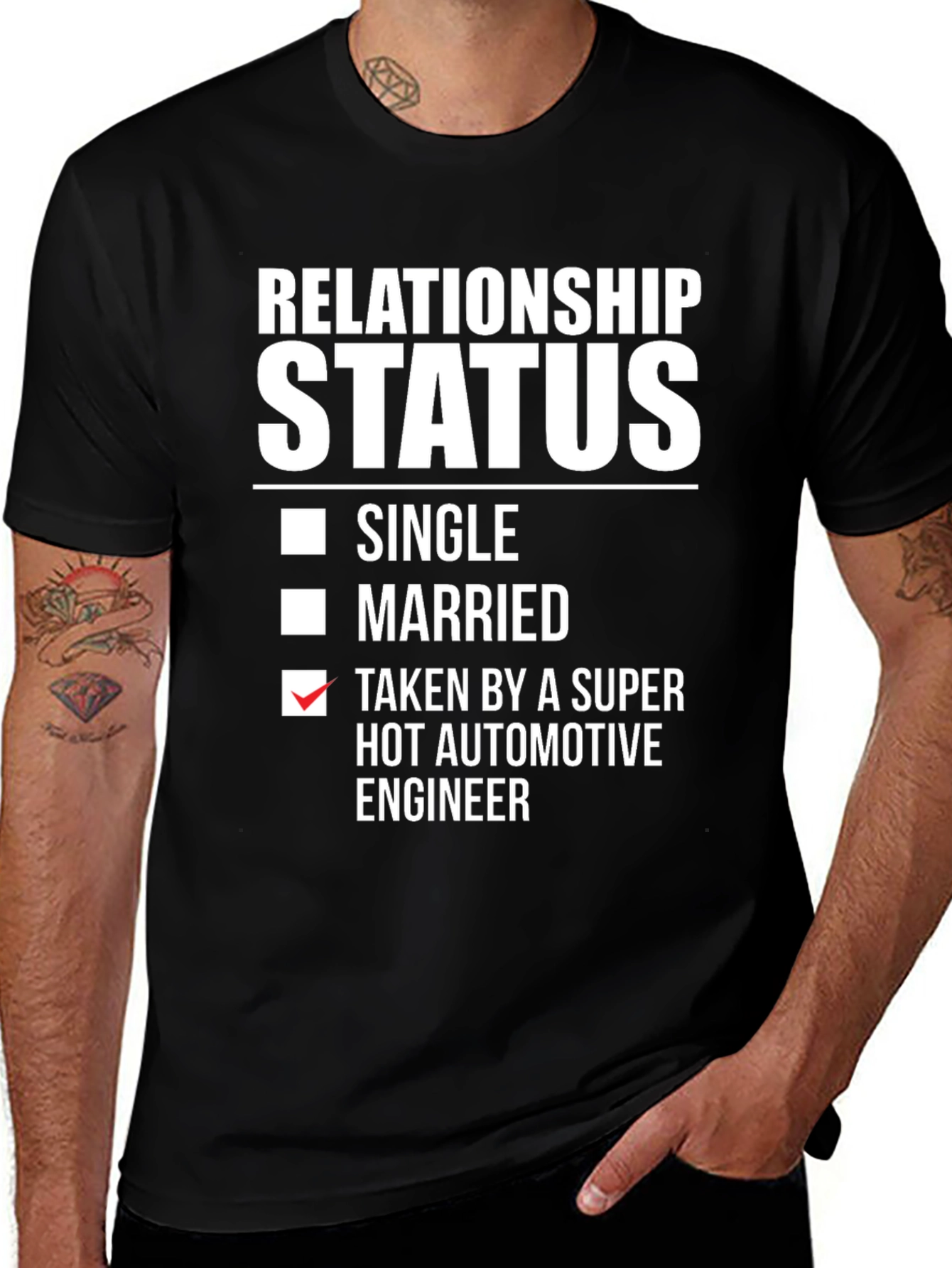 Variant 17 of Relationship Status: Taken T-Shirt