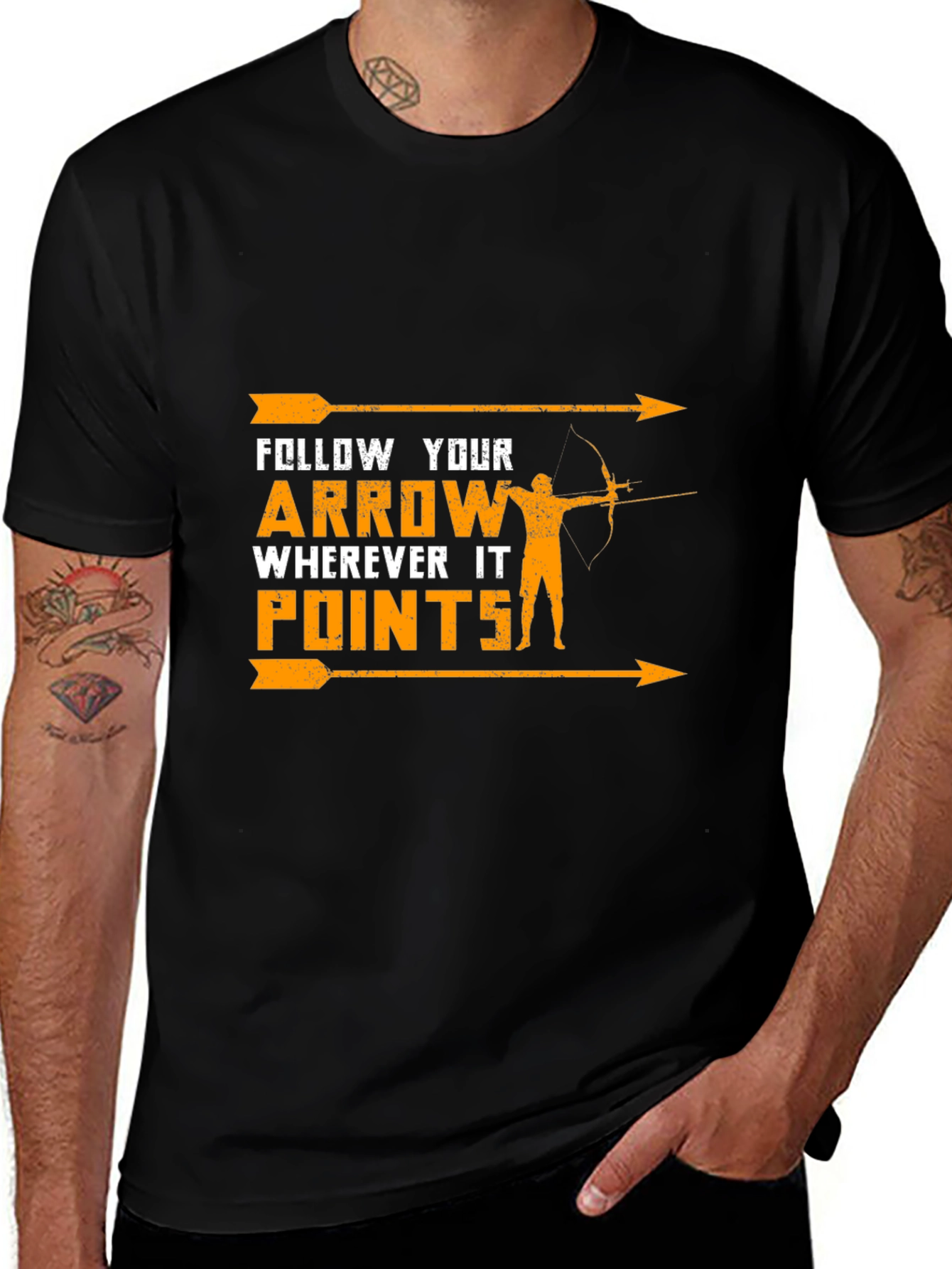 Variant 10 of Follow Your Arrow Graphic Tee