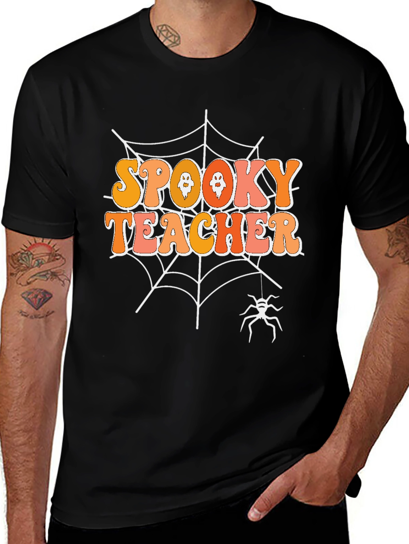 Spooky Teacher Halloween T-Shirt