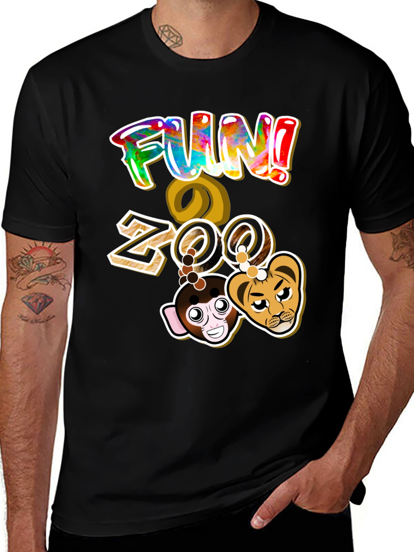 Variant 5 of Fun Zoo Graphic Tee