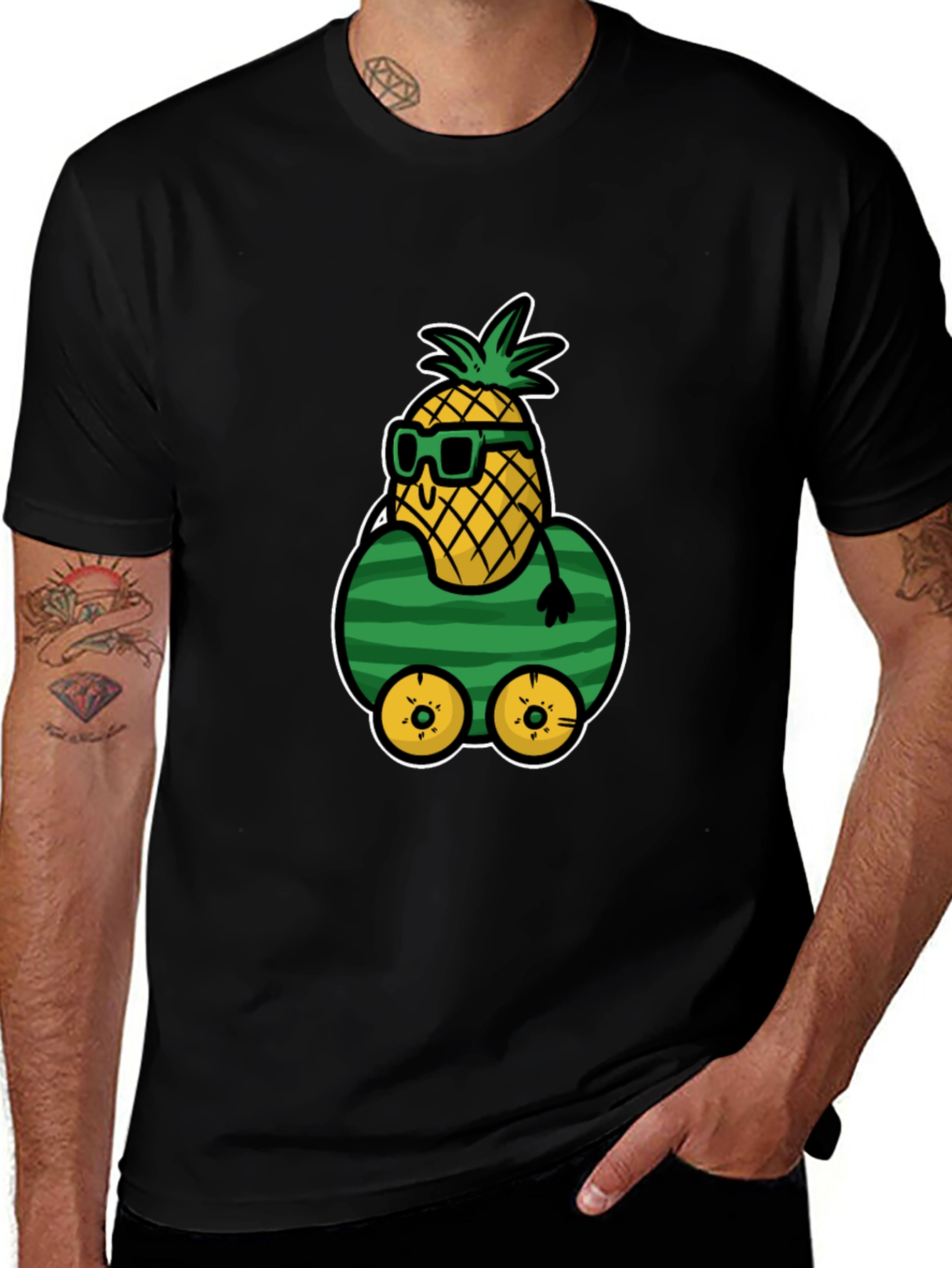 Variant 6 of Pineapple Watermelon Car T-Shirt