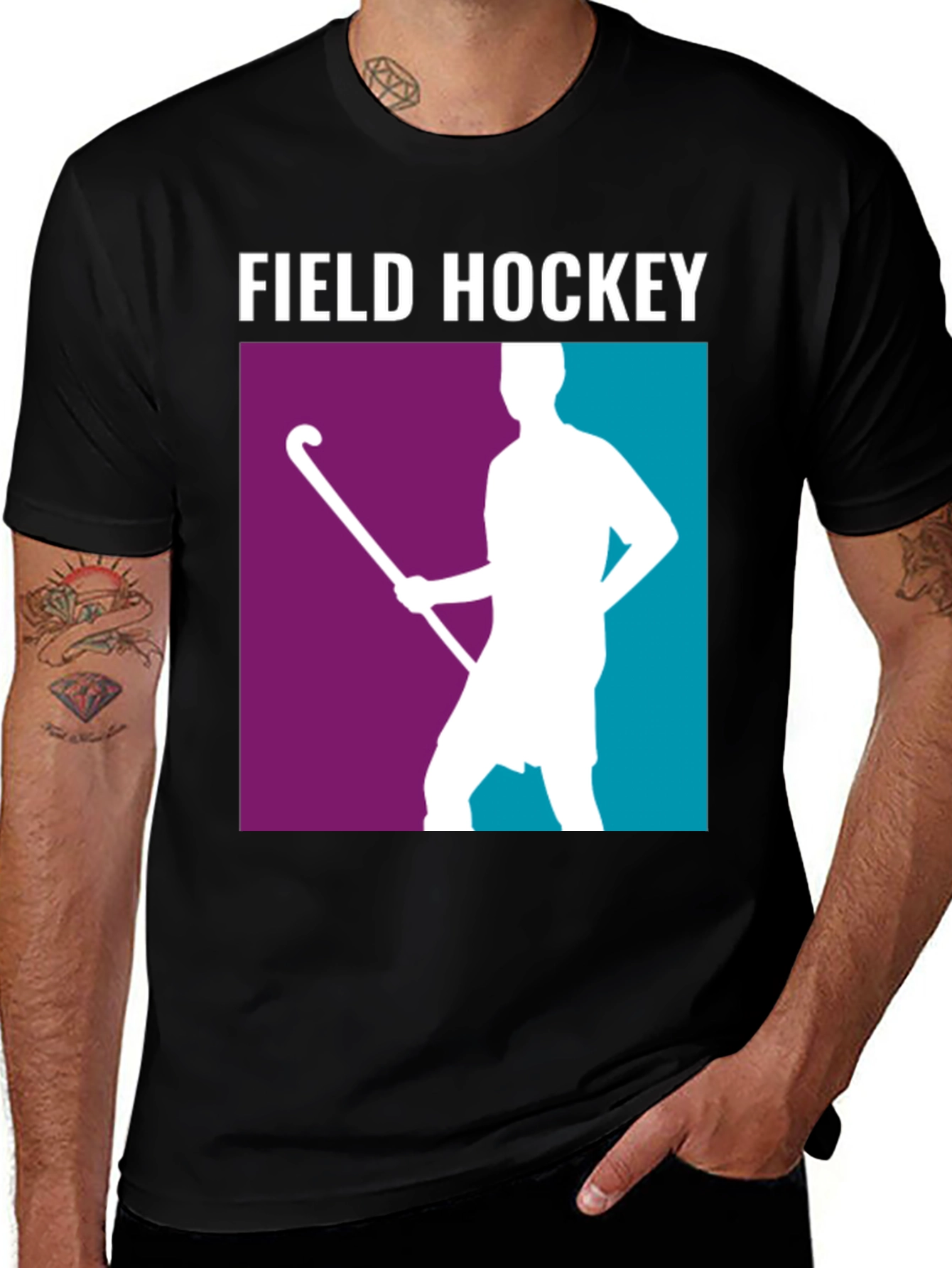 Variant 5 of Field Hockey Graphic Tee