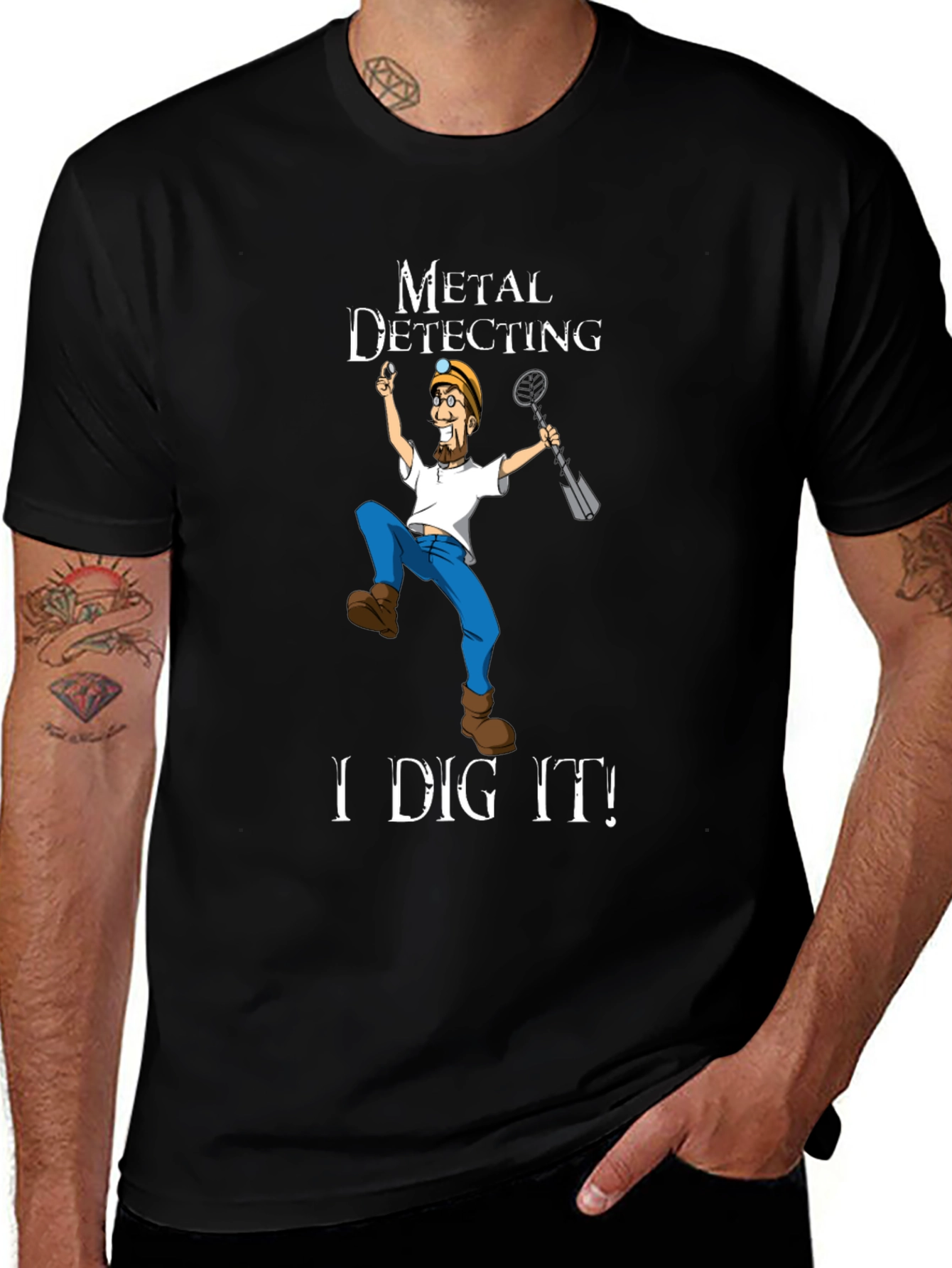 Variant 17 of Metal Detecting I Dig It! T-Shirt