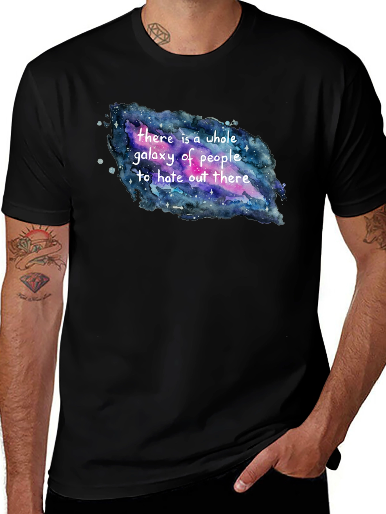 Variant 30 of Galaxy Hate People T-Shirt -  Unique Funny Design