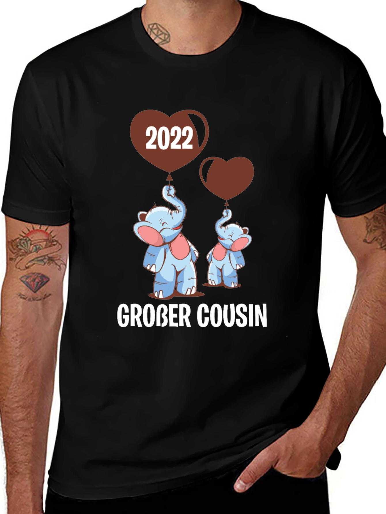 Variant 26 of Großer Cousin 2022 Elephant T-Shirt