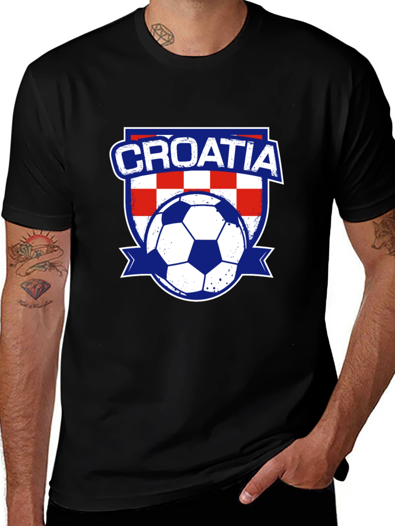 Croatia Soccer T-Shirt - Croatian Football Fan Tee