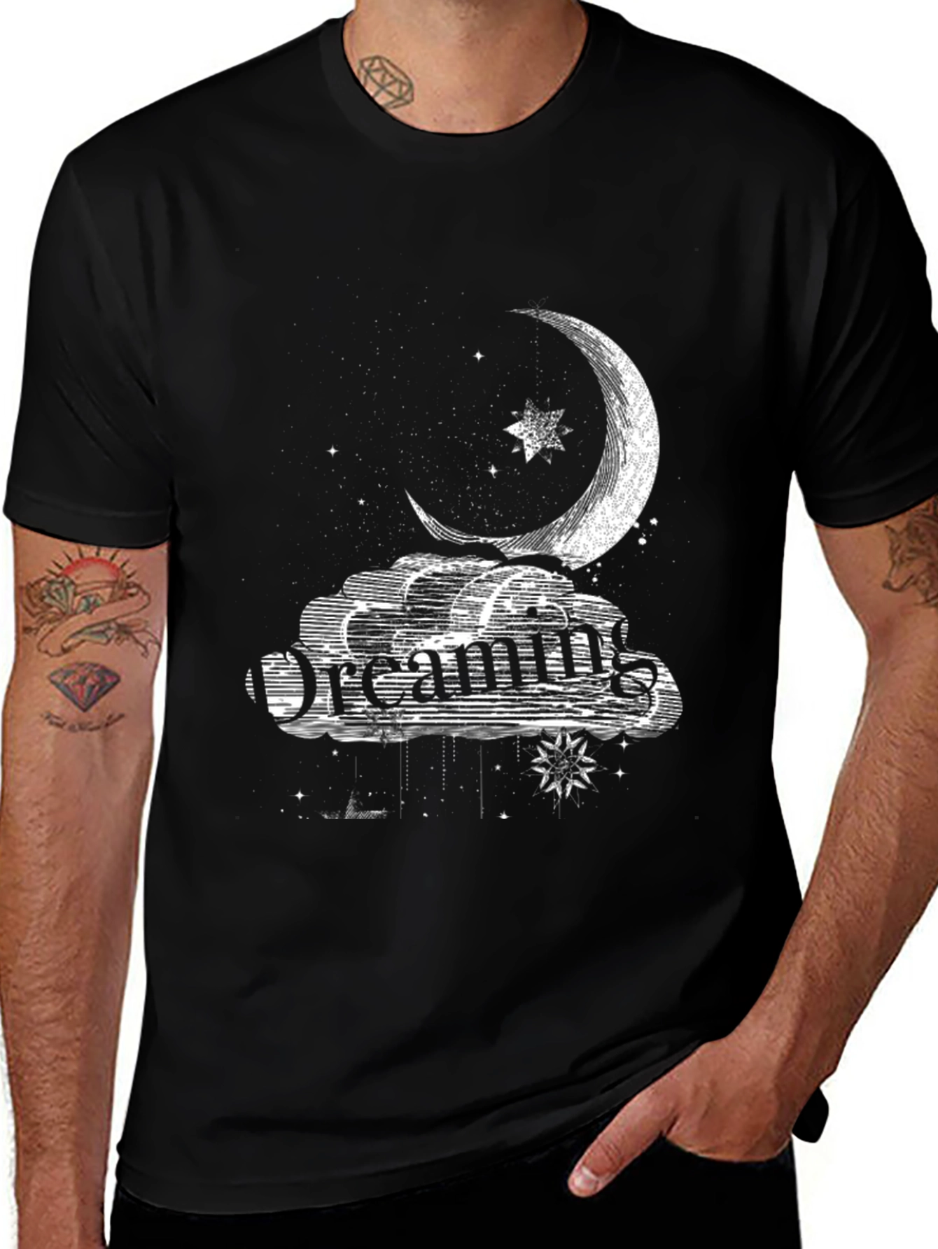 Variant 22 of Dreaming Moon Graphic T-Shirt