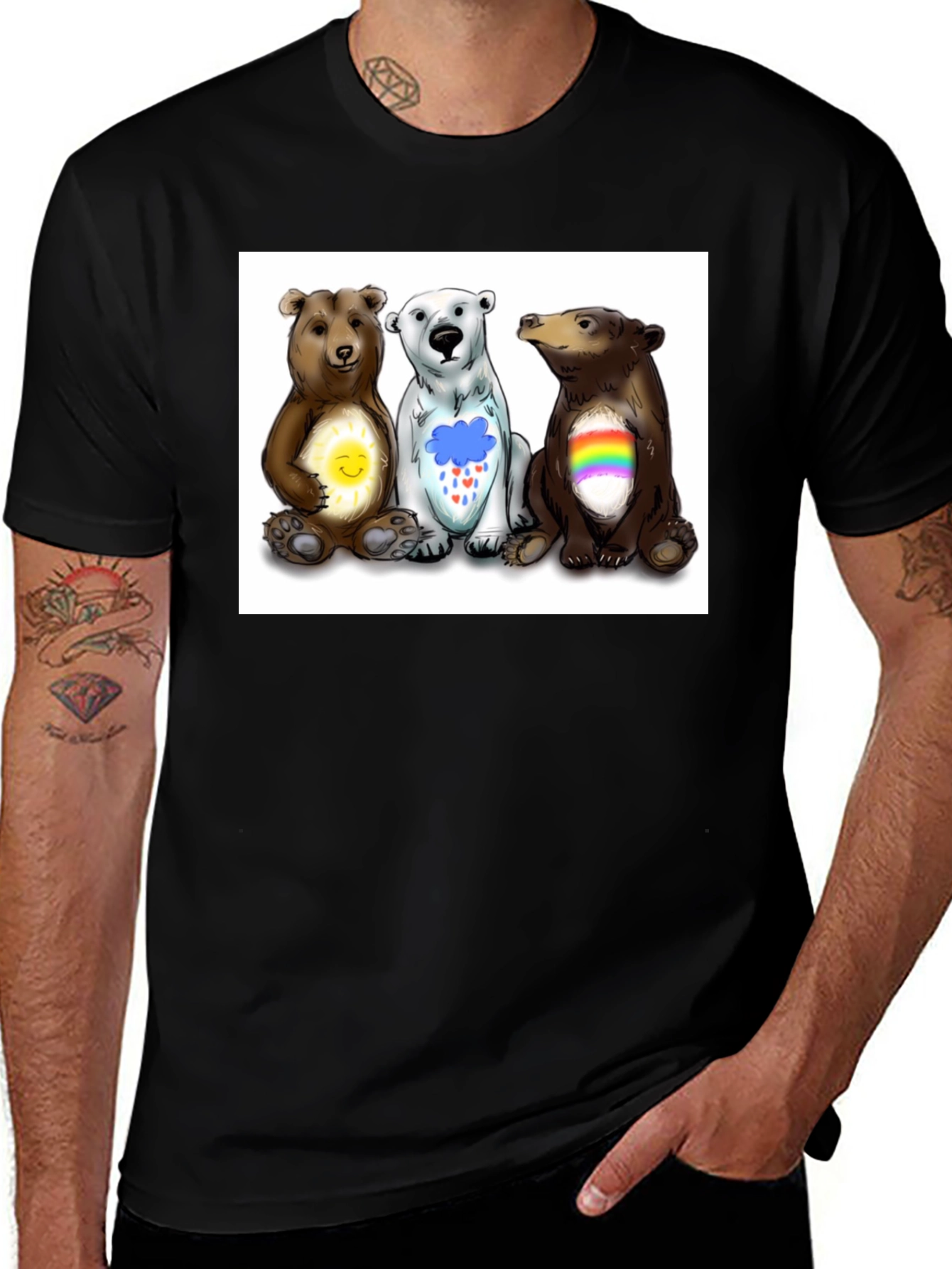 Variant 7 of Care Bears Graphic T-Shirt