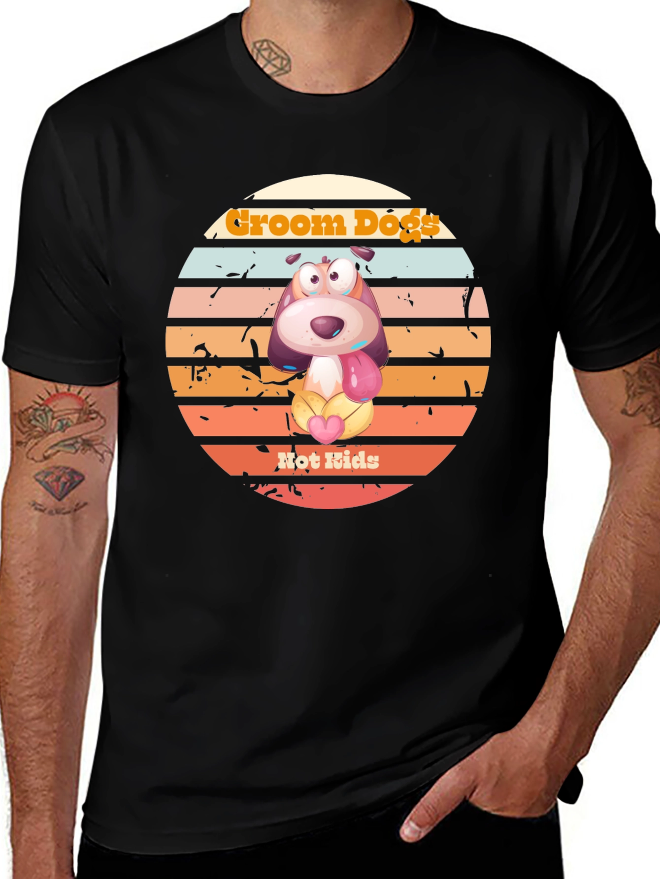 Variant 4 of Groom Dogs, Not Kids Graphic Tee