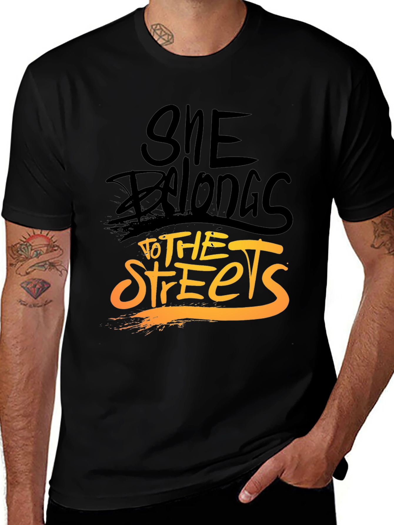 Variant 25 of She Belongs to the Streets Graphic Tee