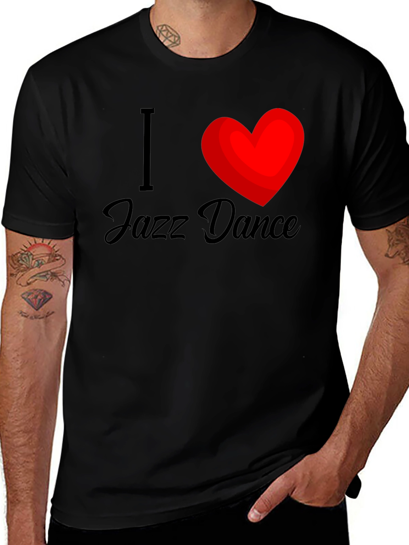 I Love Jazz Dance T-Shirt - Soft Cotton Tee