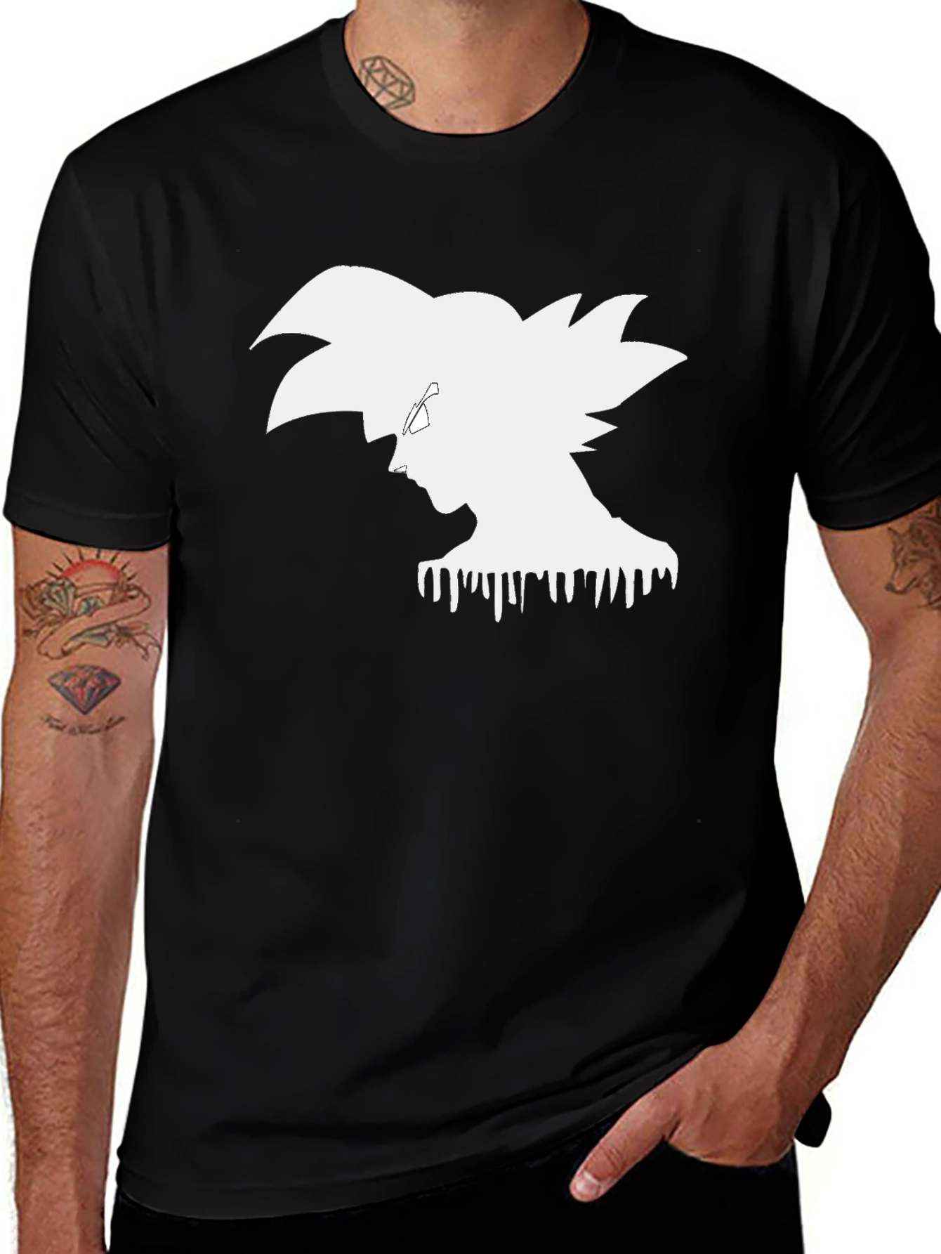 Variant 23 of Anime Silhouette Graphic Tee