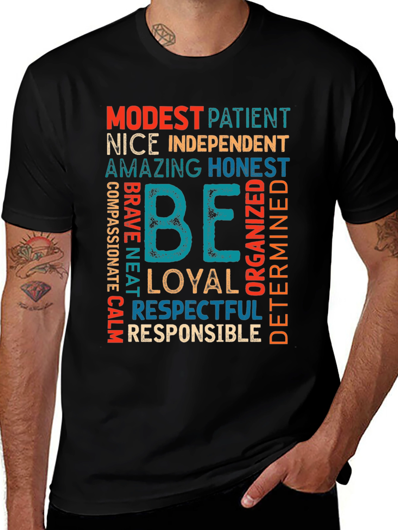 Variant 7 of Be Kind T-Shirt - Inspirational Positive Message Tee