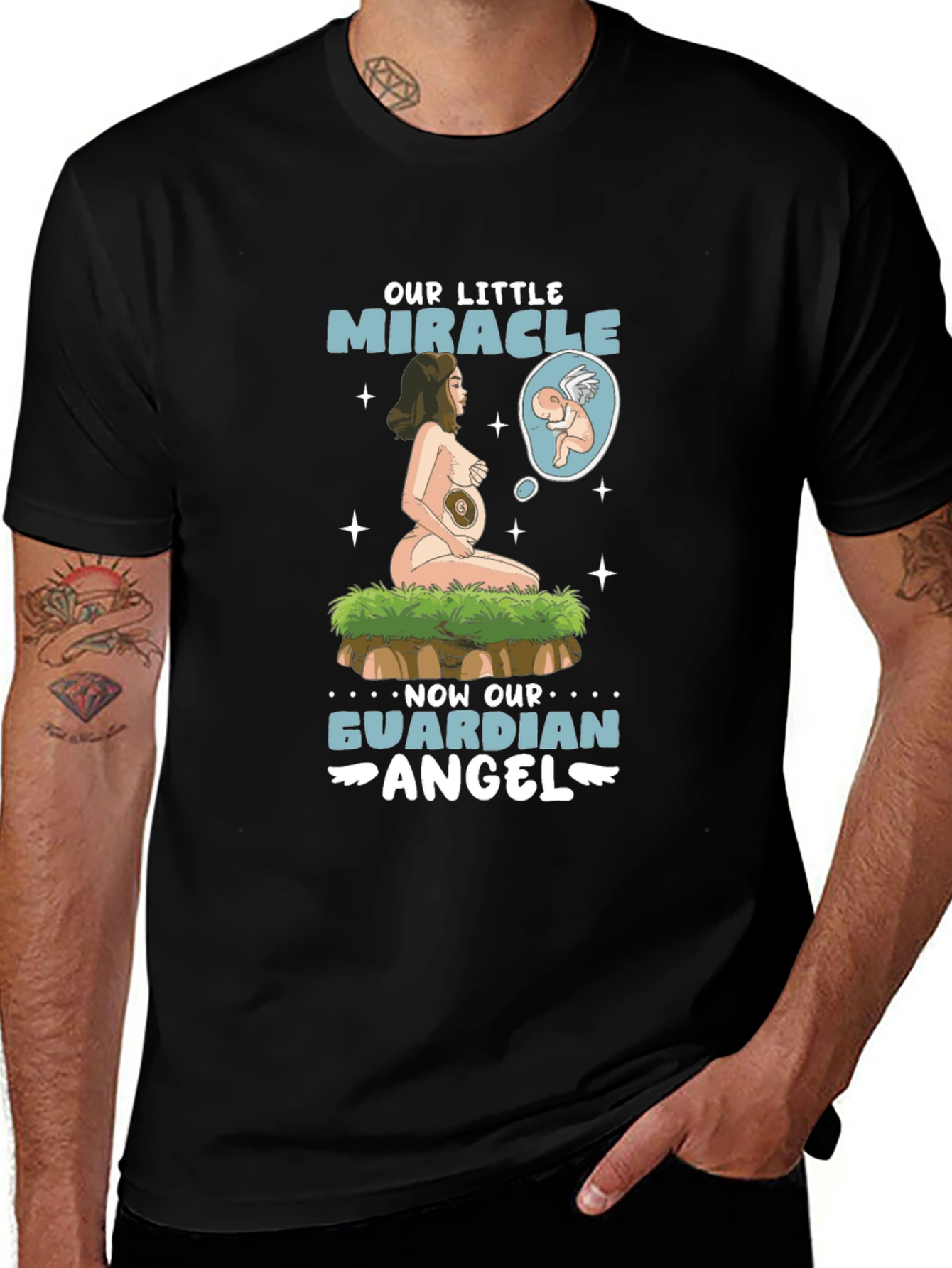 Variant 12 of Our Little Miracle Guardian Angel Graphic T-Shirt