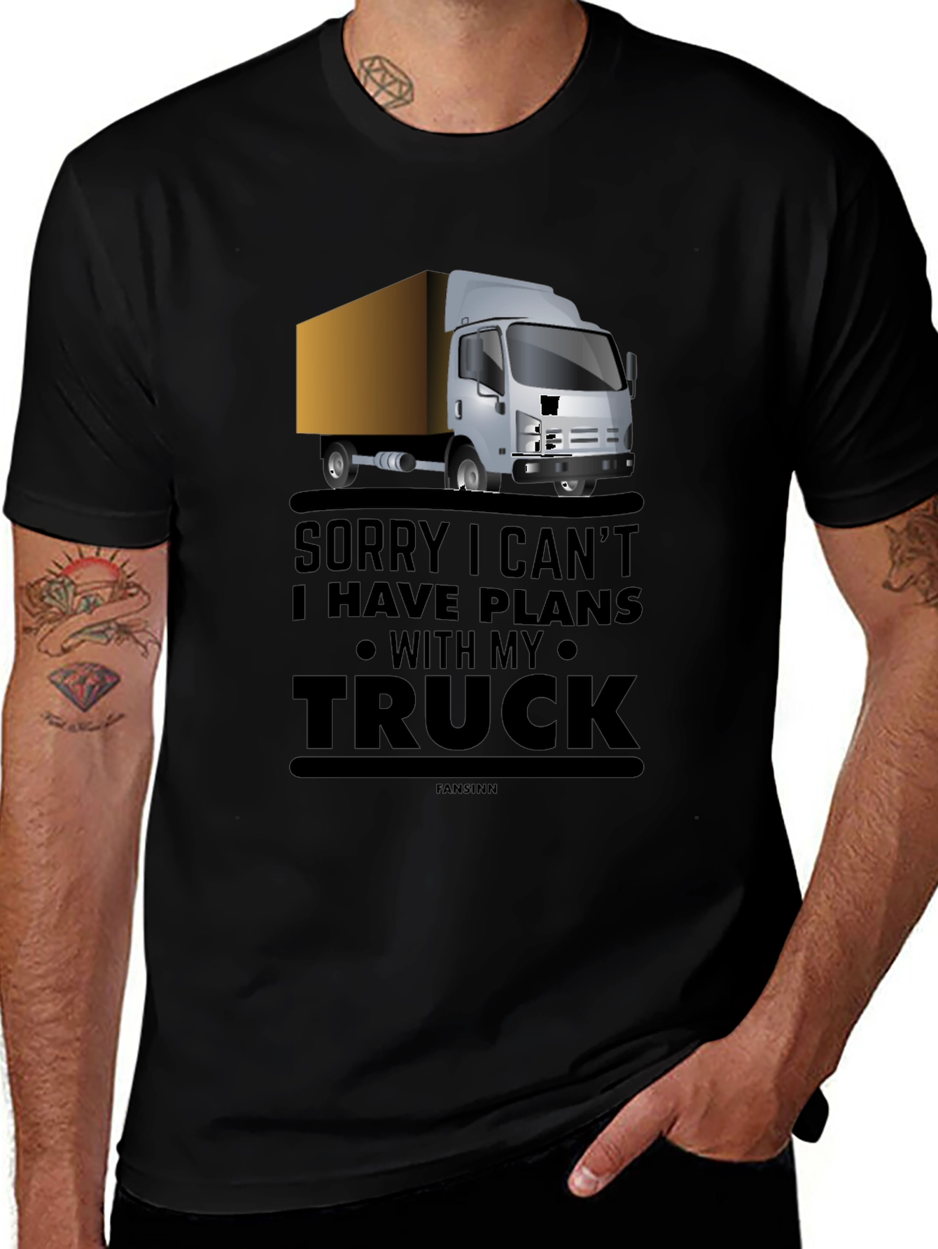 Variant 21 of Truck Driver T-Shirt - Sorry, I Have Plans With My Truck