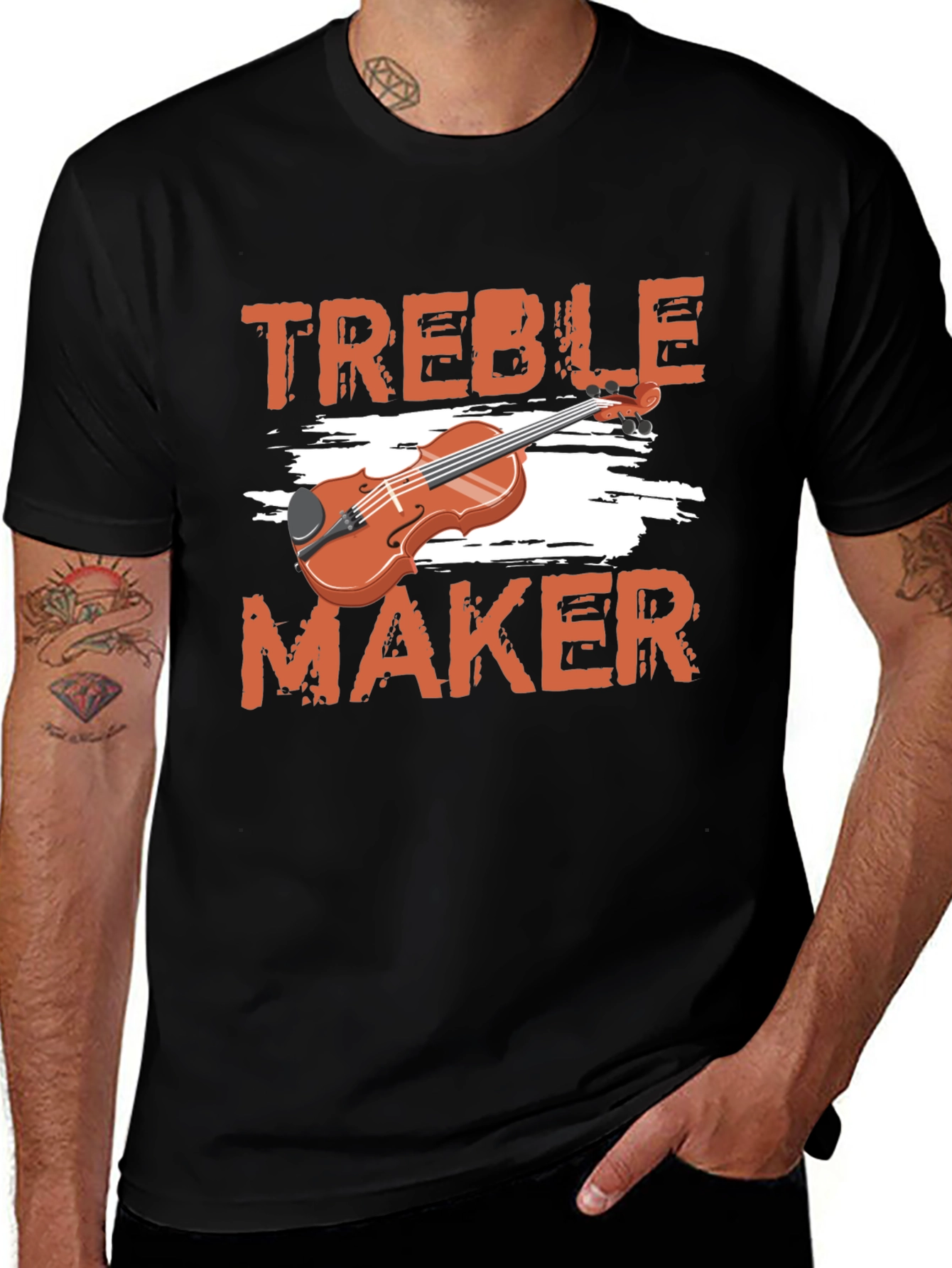 Variant 7 of Treble Maker Graphic Tee - Music Lover's T-Shirt