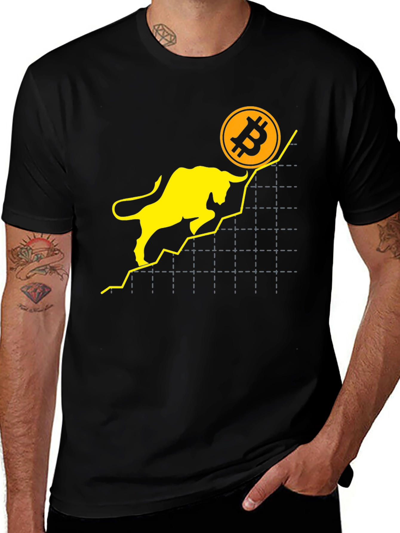 Bitcoin Bull Run T-Shirt - Crypto HODL Apparel