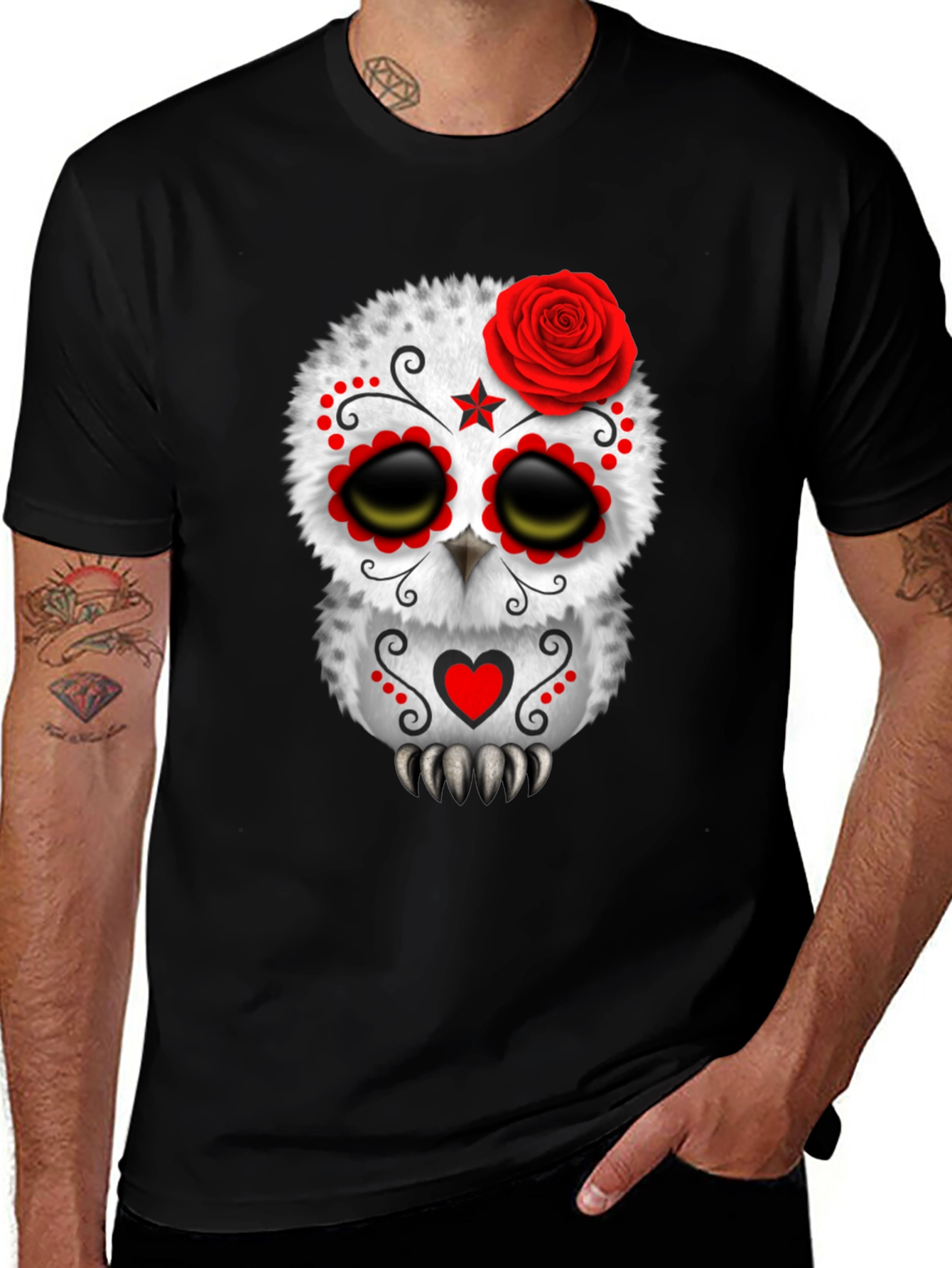 Sugar Skull Owl T-Shirt