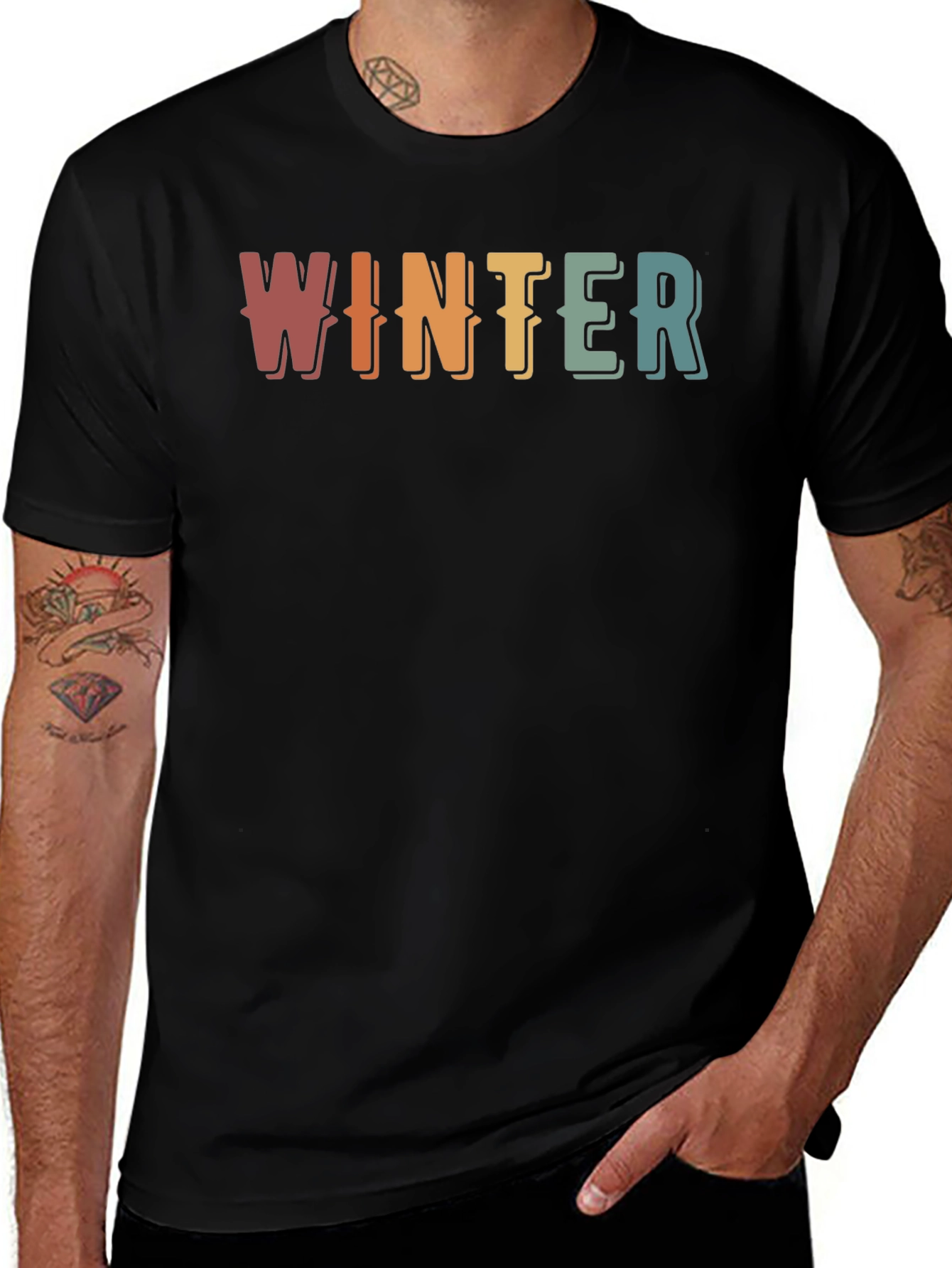 Variant 19 of Retro Winter T-Shirt - Vintage Style