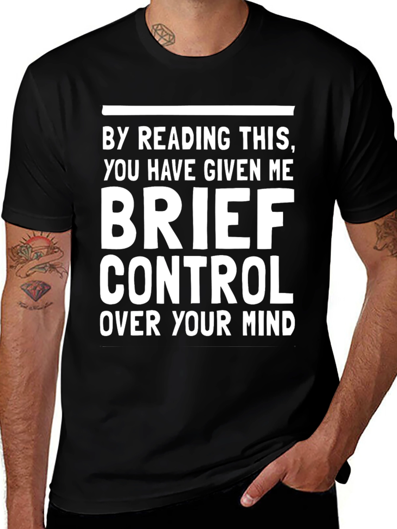 Variant 24 of Brief Control Funny Graphic Tee