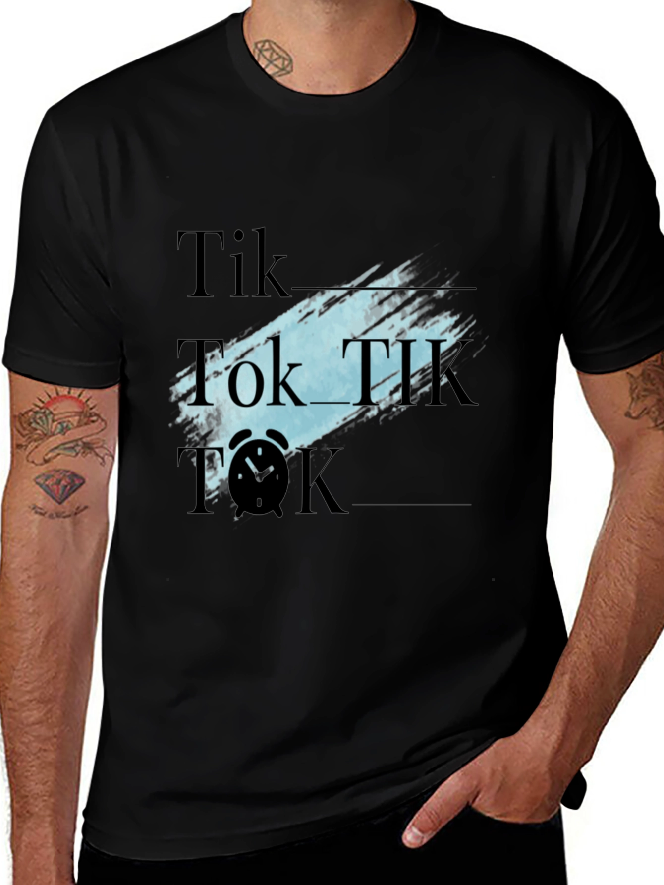 Tik Tok Time T-Shirt - Trendy Graphic Tee