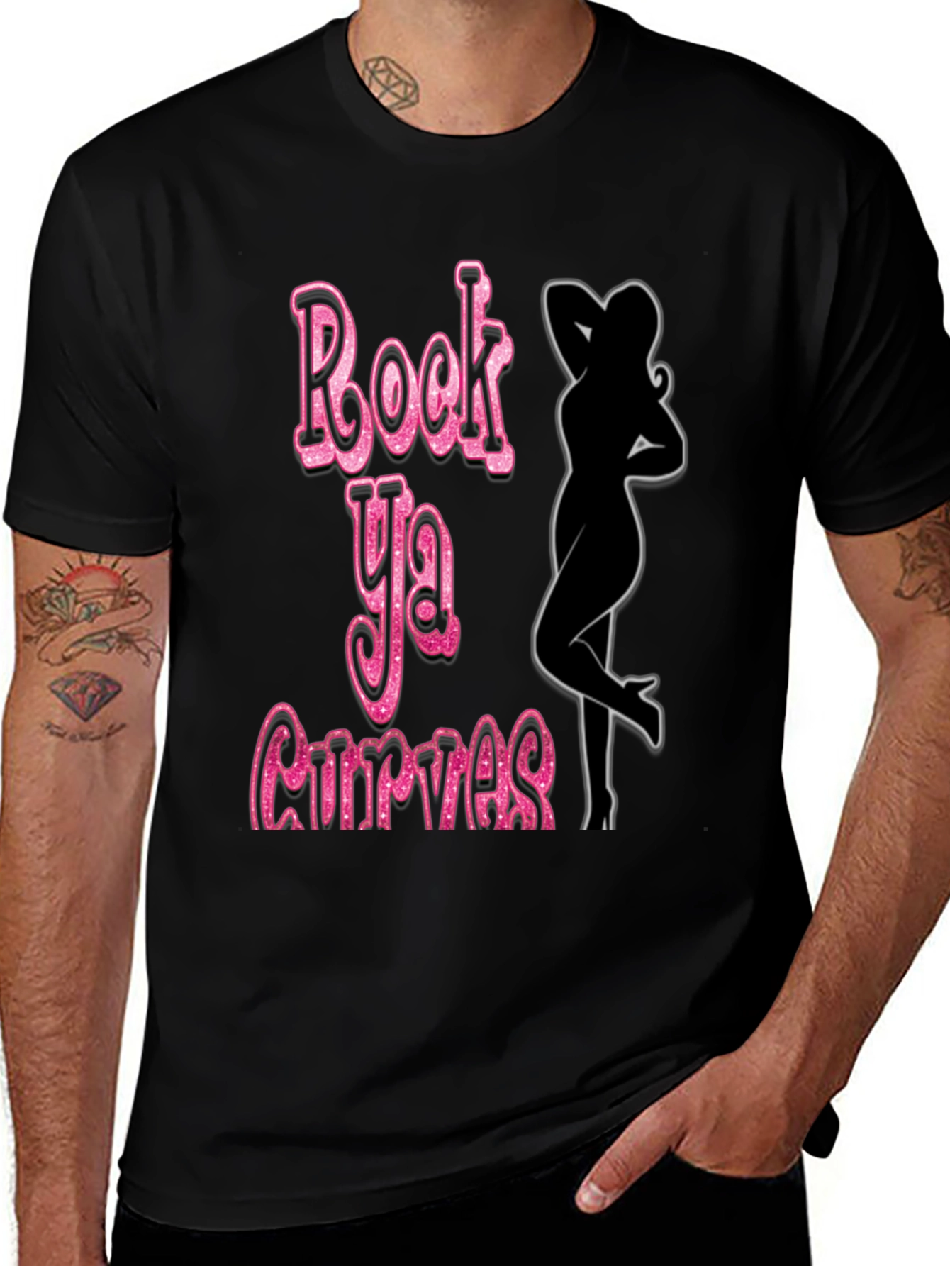 Variant 29 of Rock Ya Curves Graphic T-Shirt