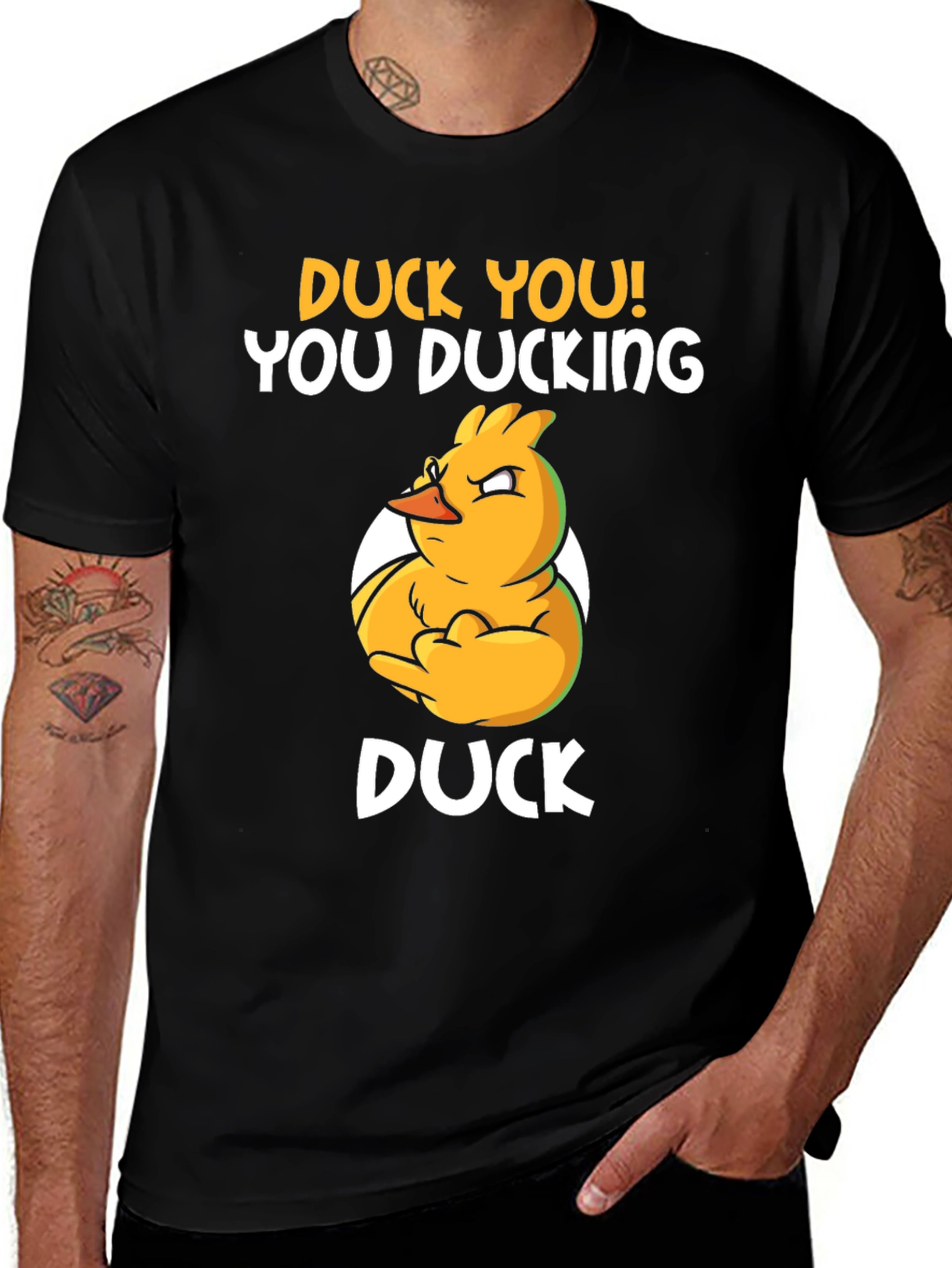 Variant 17 of Duck You! Funny Graphic T-Shirt