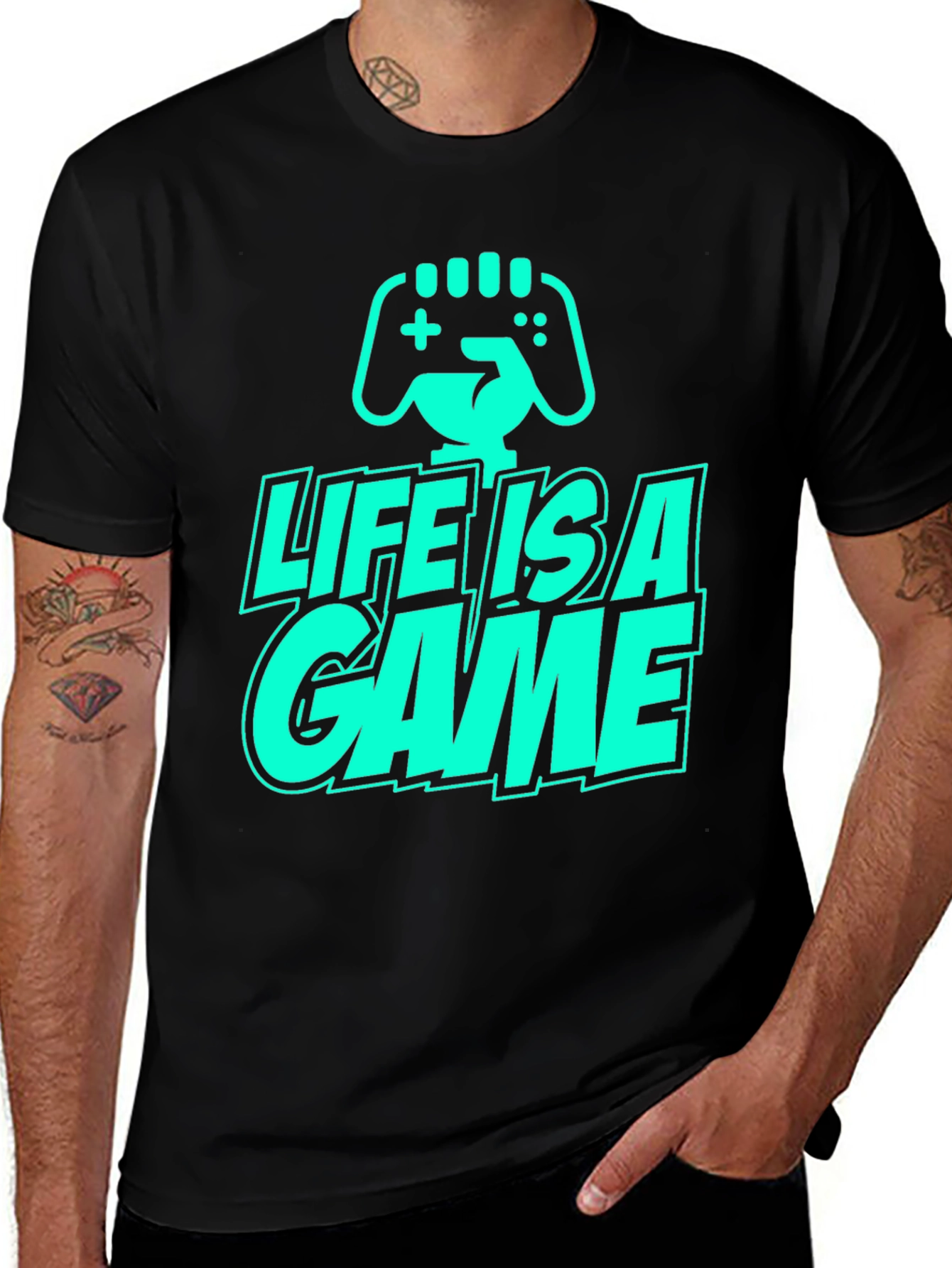 Variant 21 of Life is a Game T-Shirt - Gamer Style