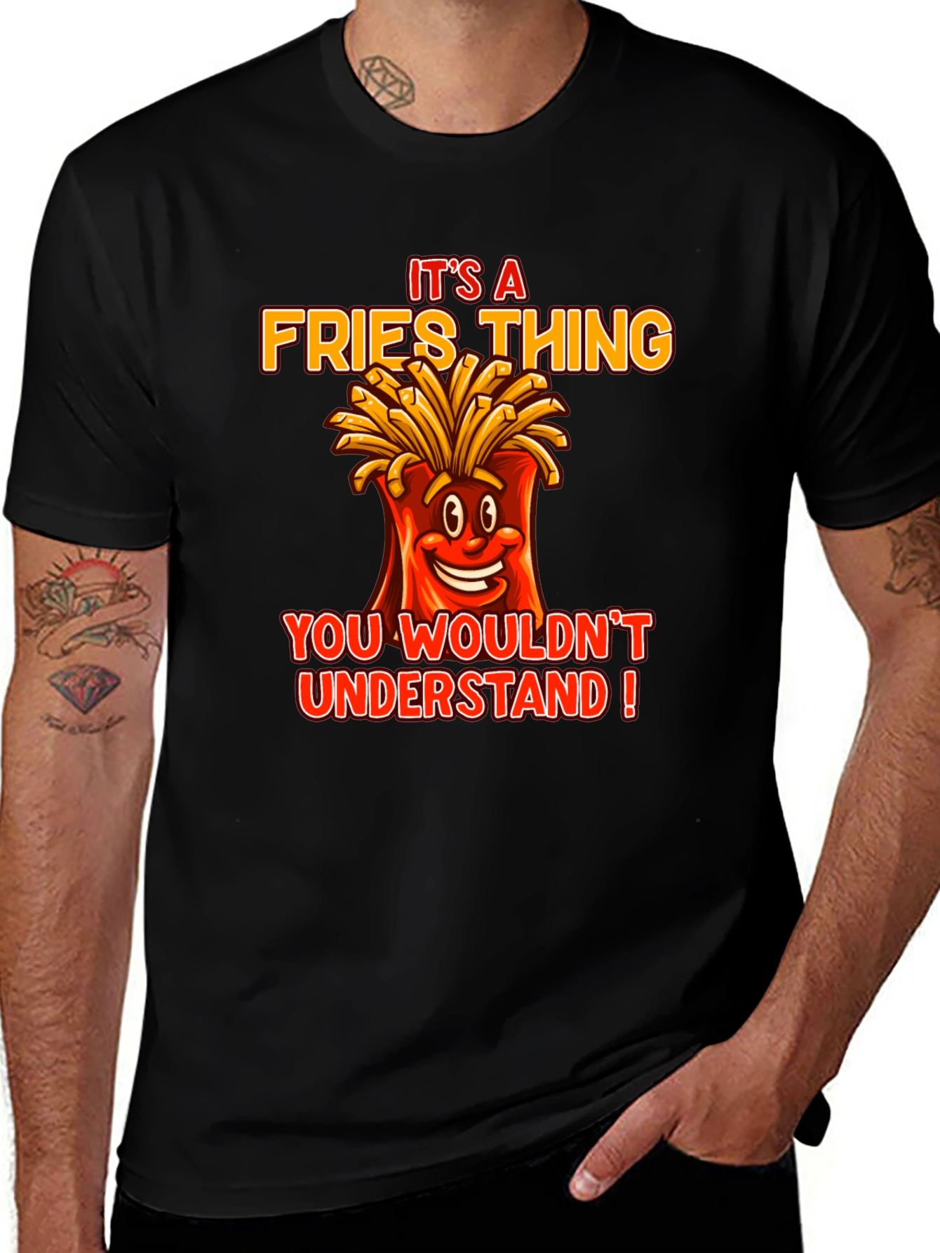 Variant 12 of It's A Fries Thing T-Shirt - Funny Food Tee