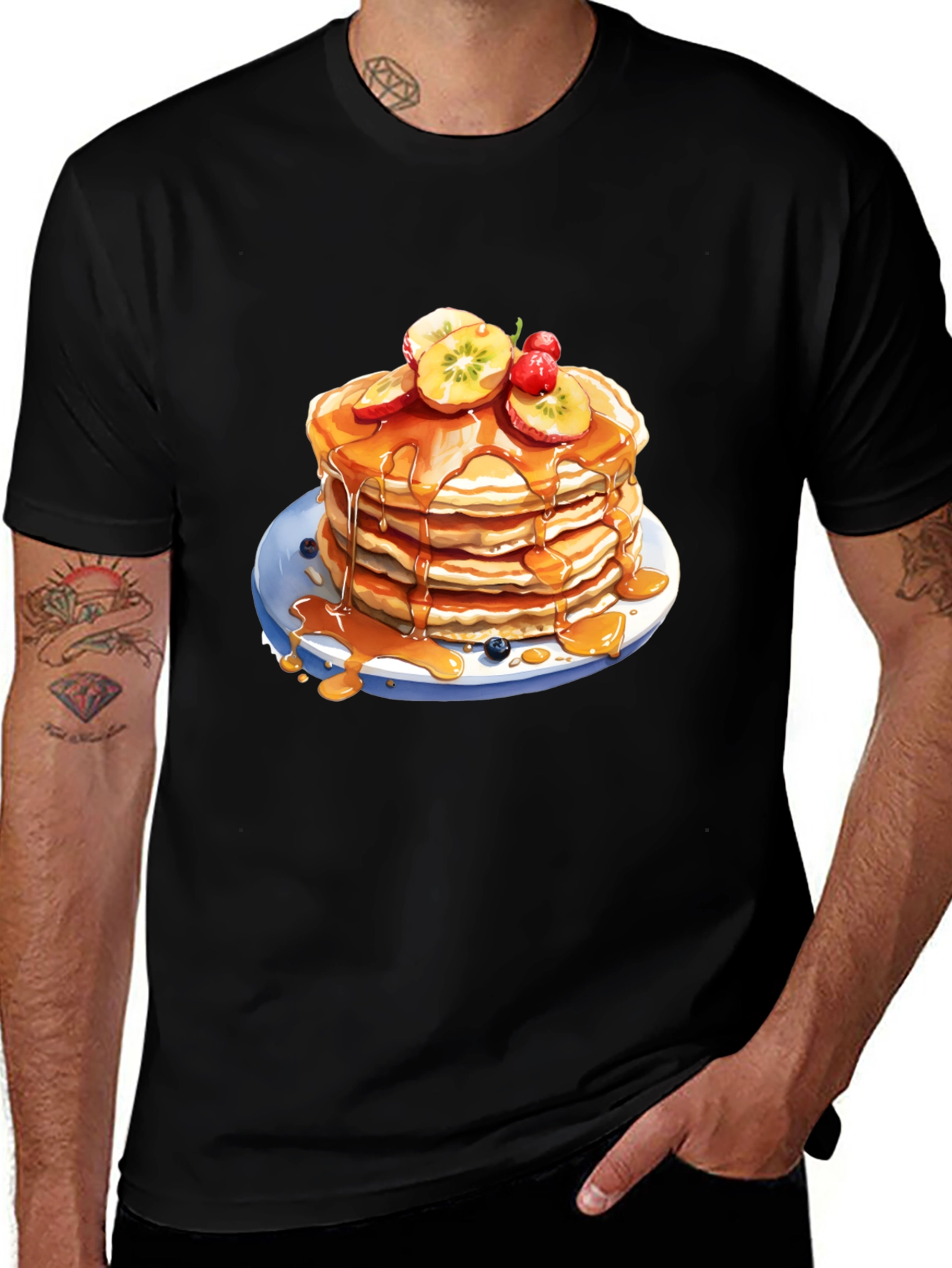 Variant 11 of Pancake Stack Graphic Tee