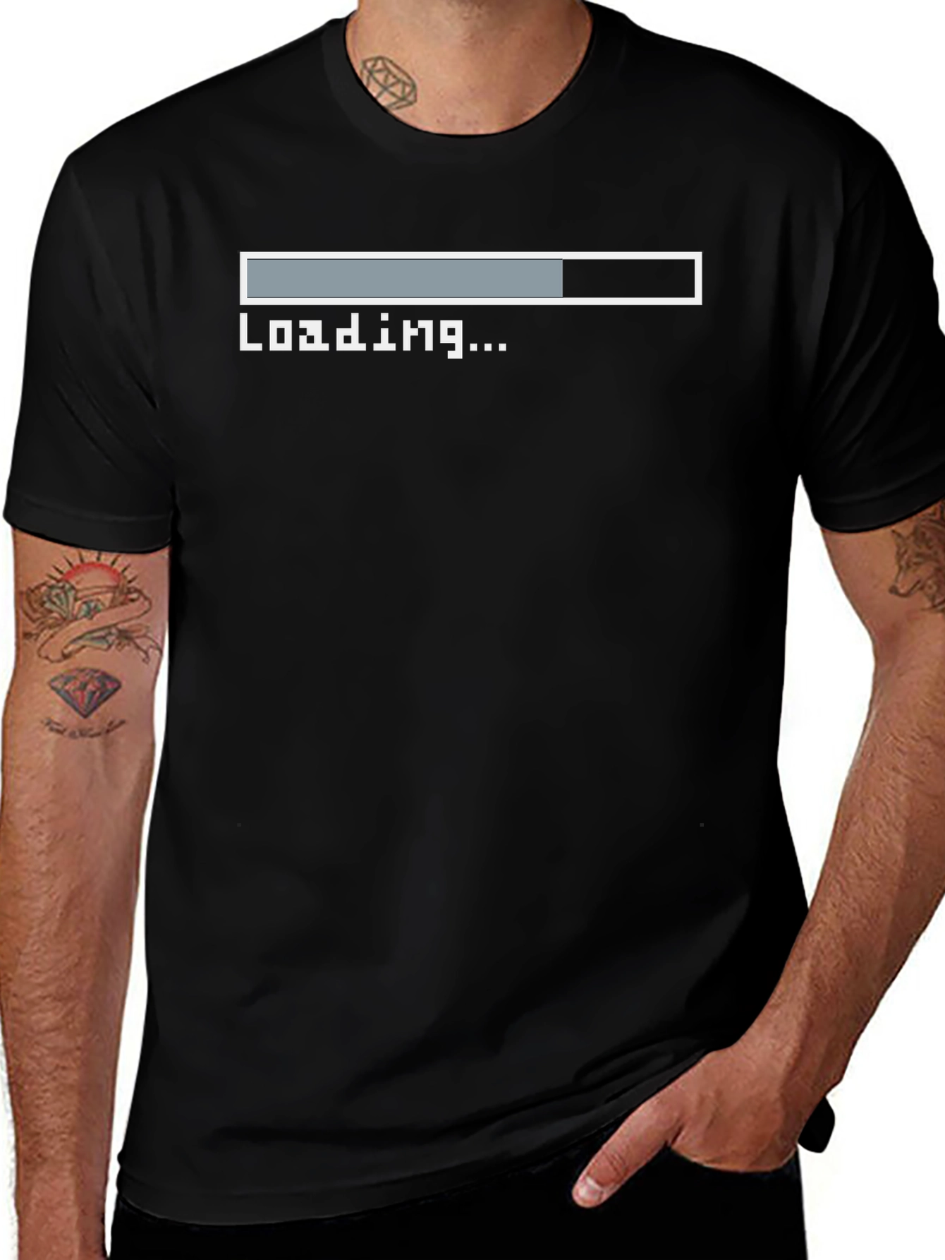 Variant 3 of Loading Please Wait T-Shirt