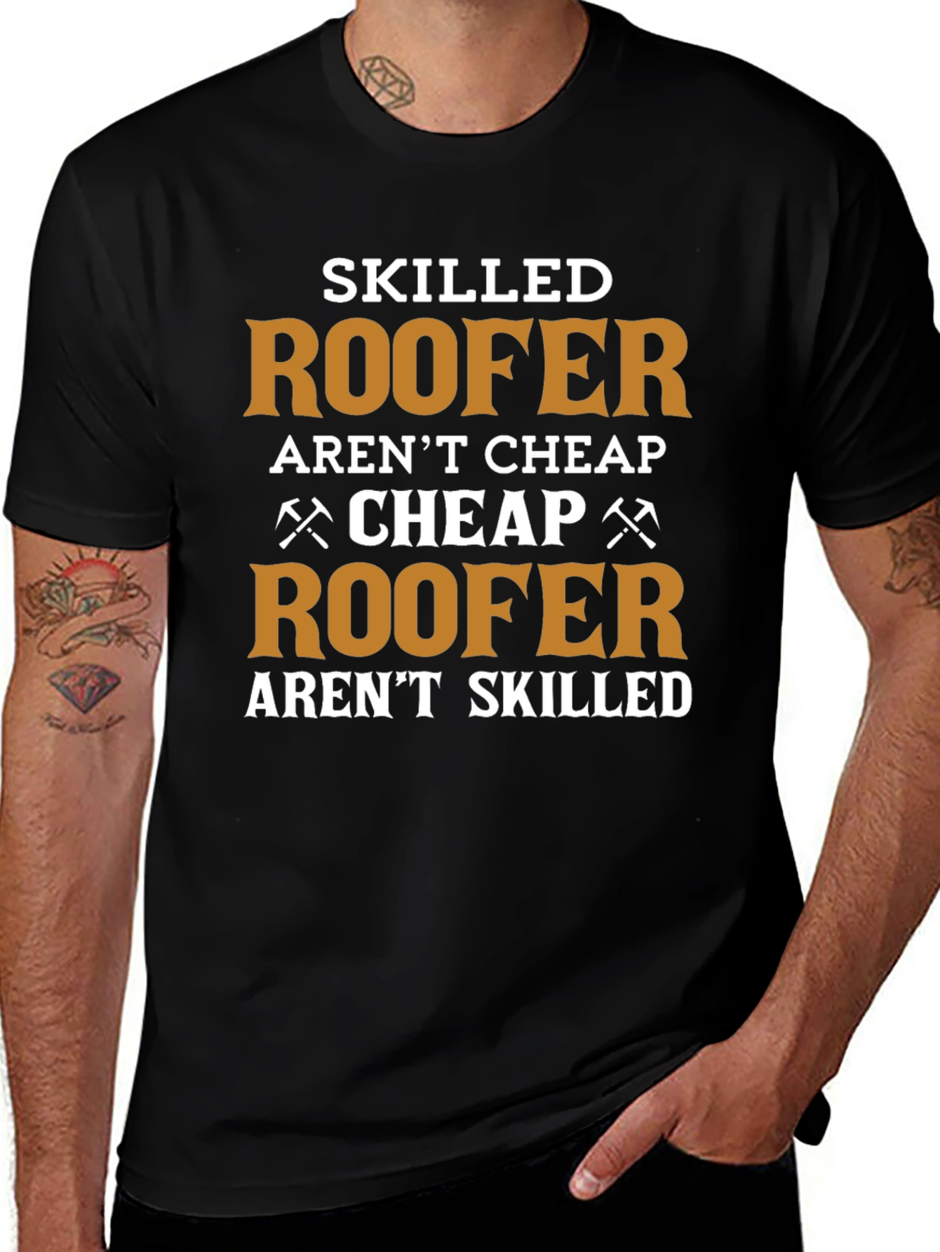 Variant 28 of Skilled Roofer T-Shirt - Funny Job Pride Tee