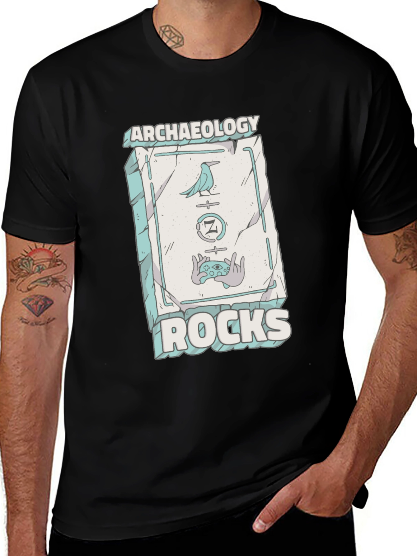 Variant 13 of Archaeology Rocks Graphic Tee -  Unique Print